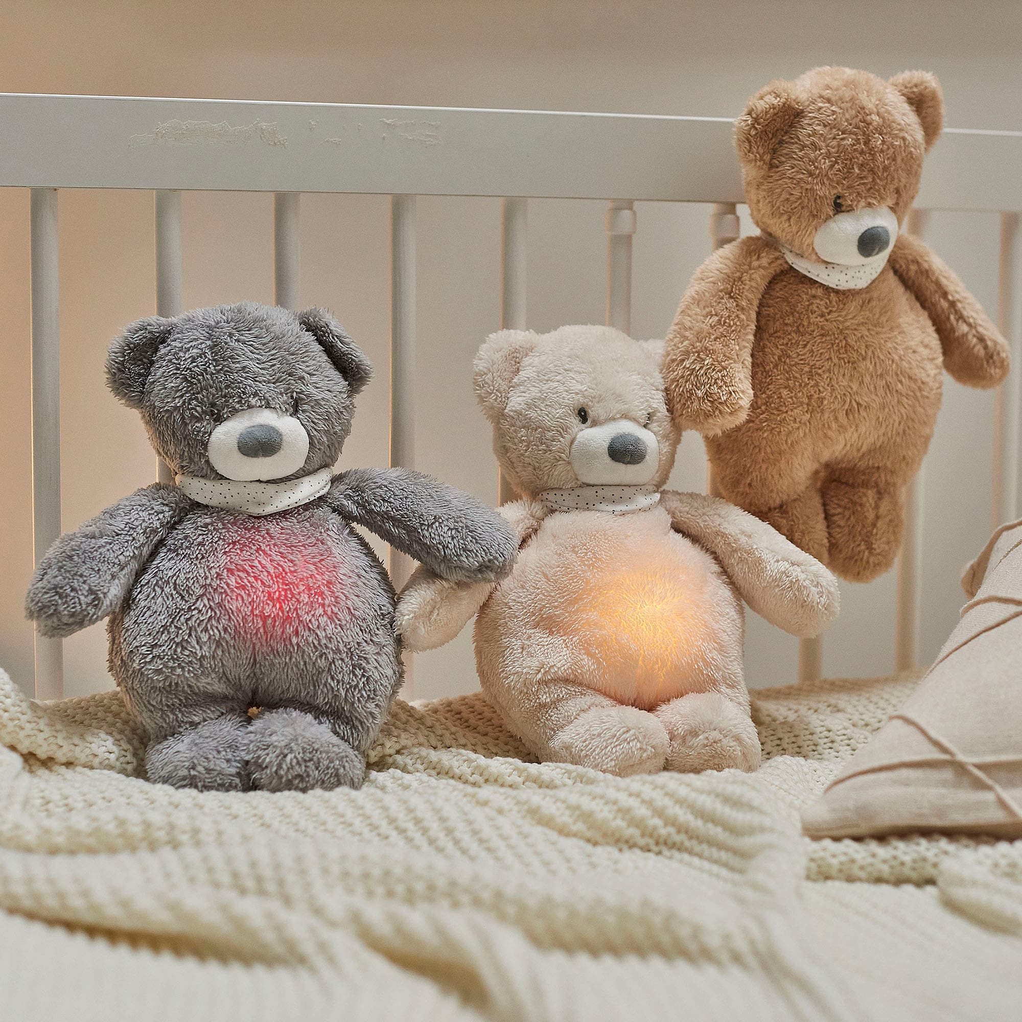 Nachtlichter, Nattou, Braun – Produktansicht