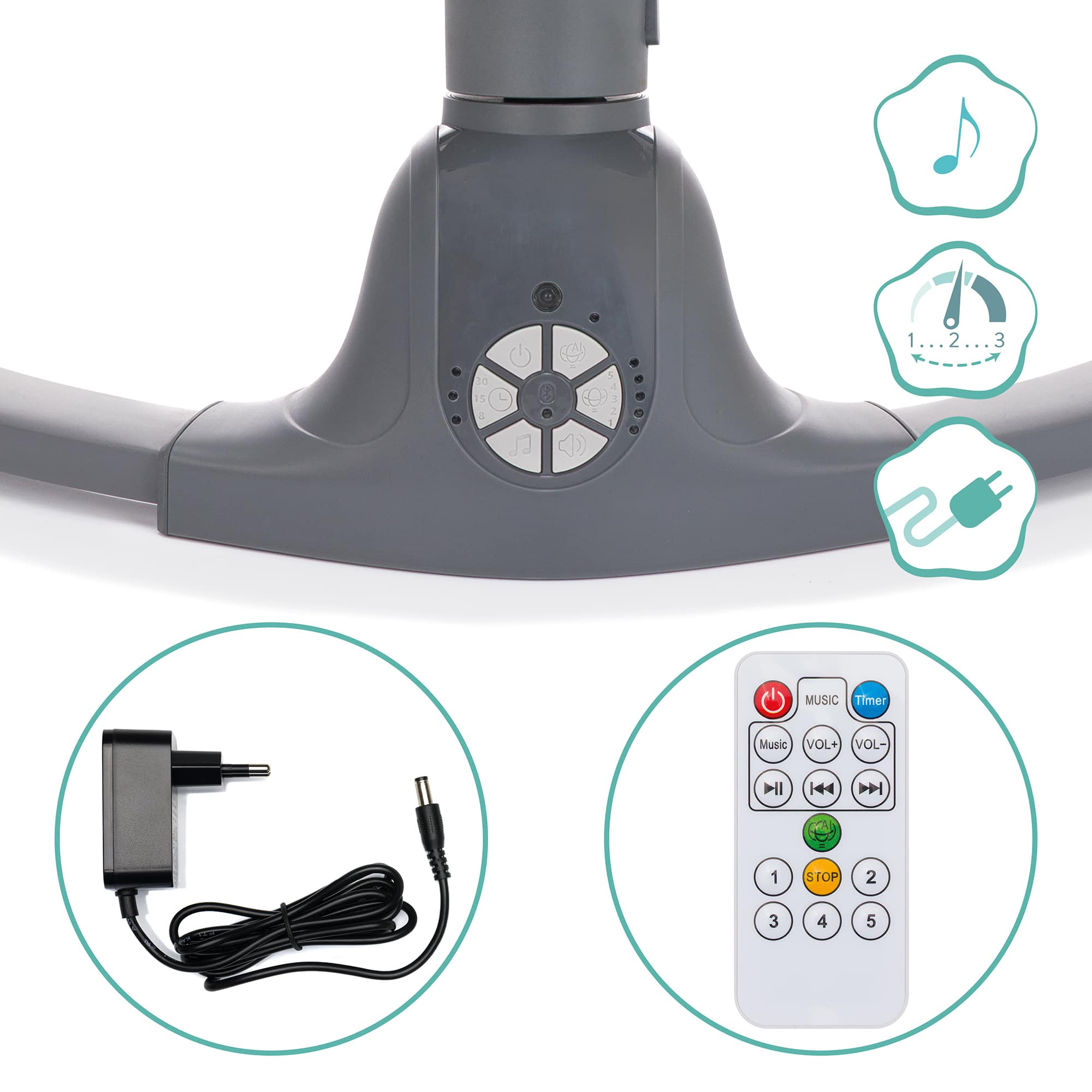 Wippen, fillikid, Grau – Produktansicht