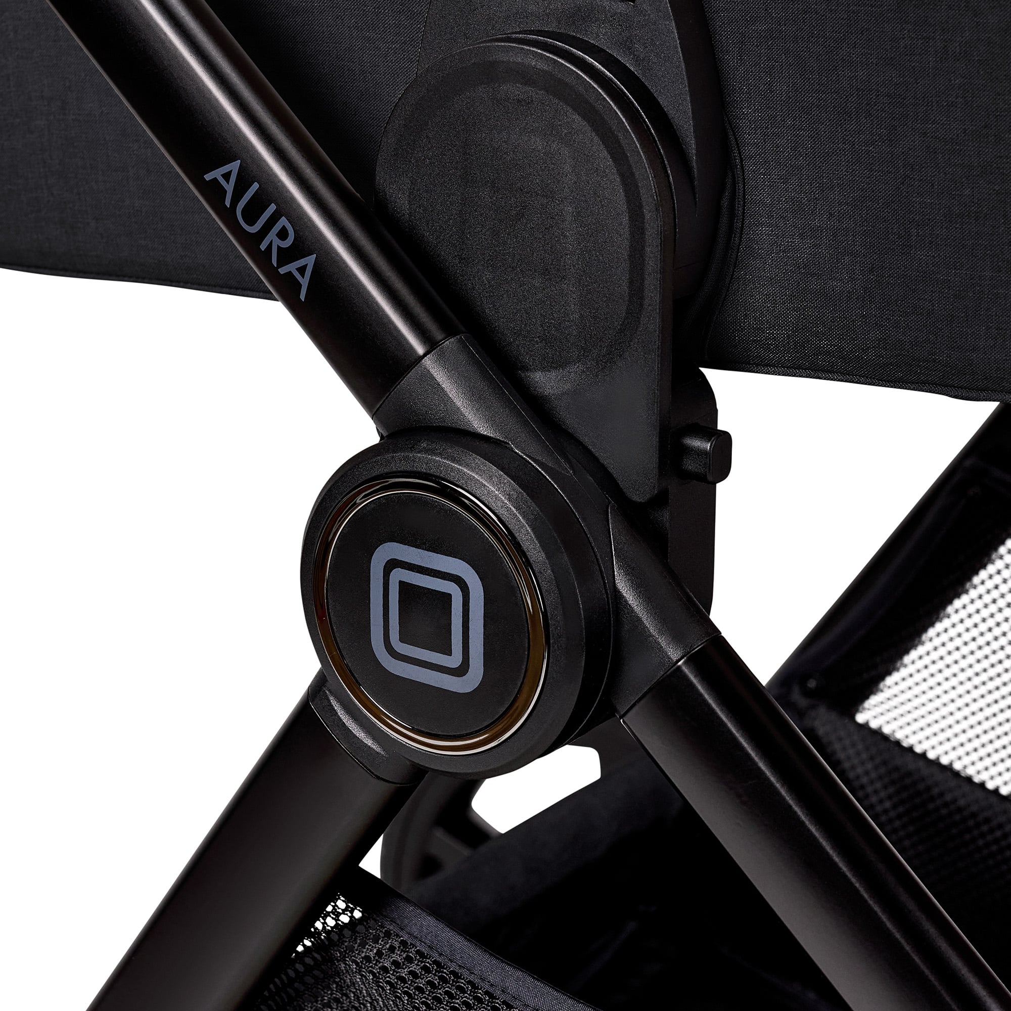 Kombi-Kinderwagen, MOON, Schwarz – Produktansicht