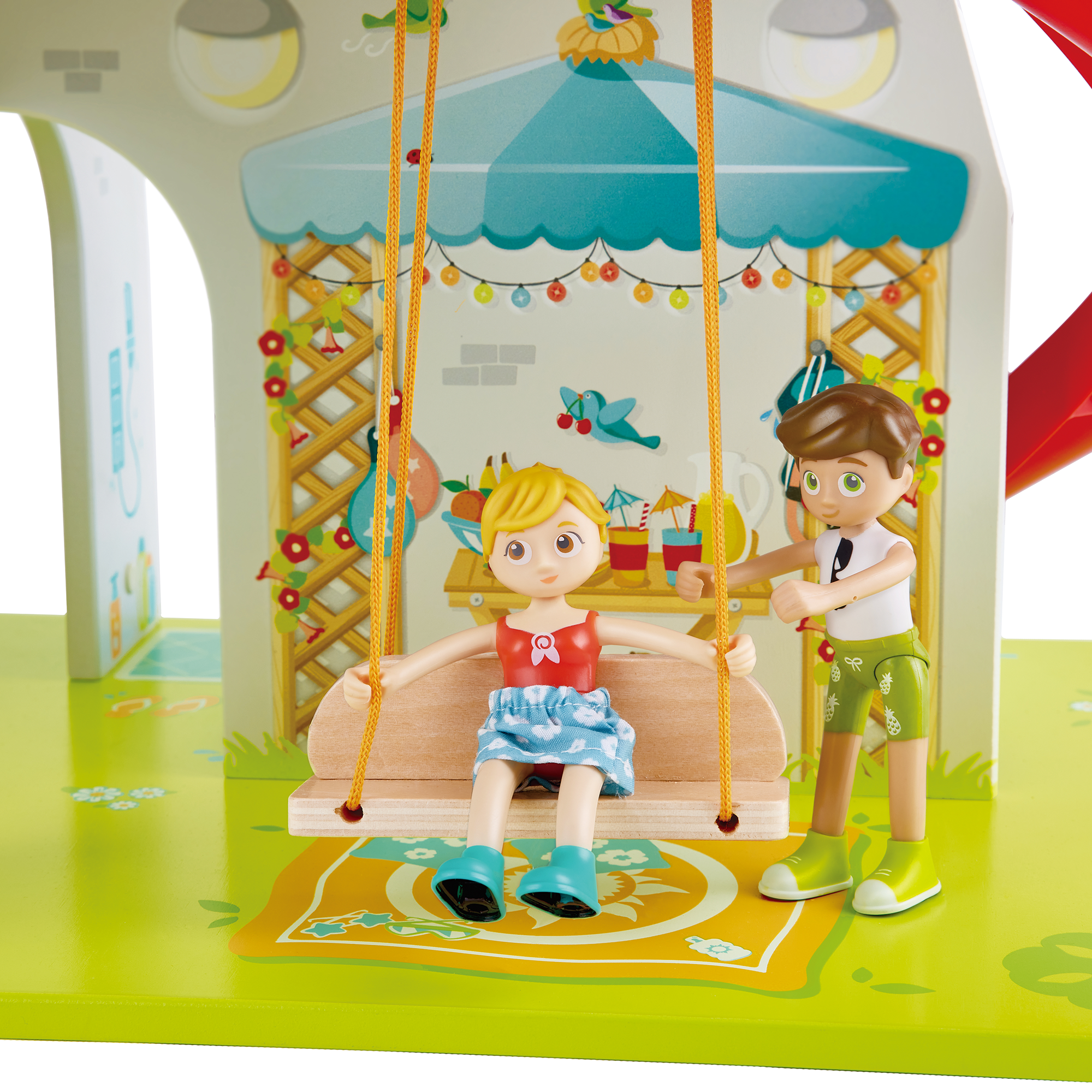 Puppen & Puppenwagen, Hape, Mehrfarbig – Produktansicht