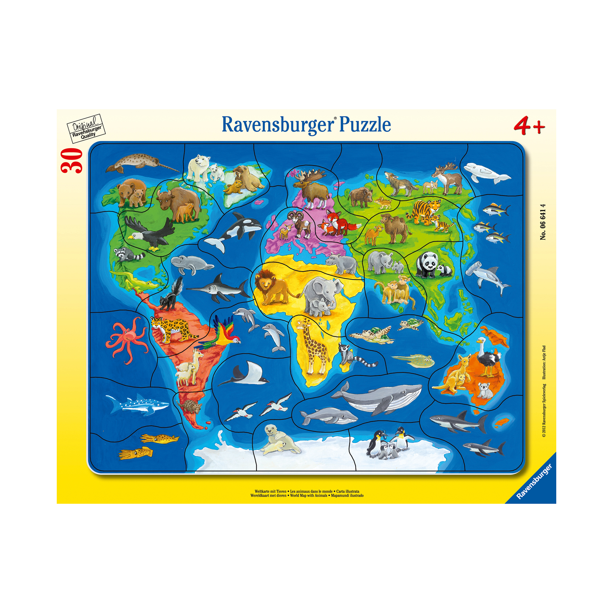 Spielzeug ab 4 Jahren, Ravensburger, Blau – Besonderheit: Kinderpuzzle ab ca. 4 Jahren