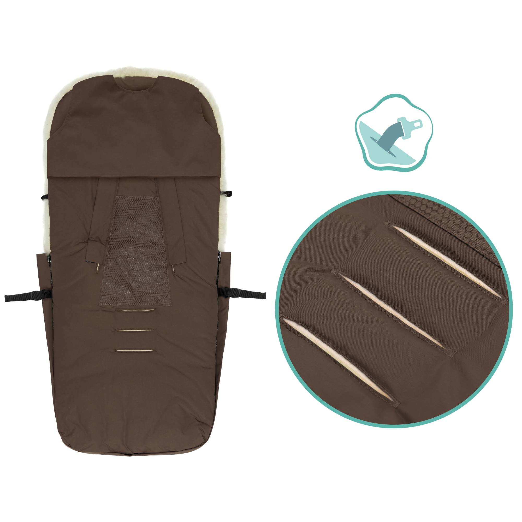 Fußsäcke & Decken, LITTLE ONE, Braun – Produktansicht