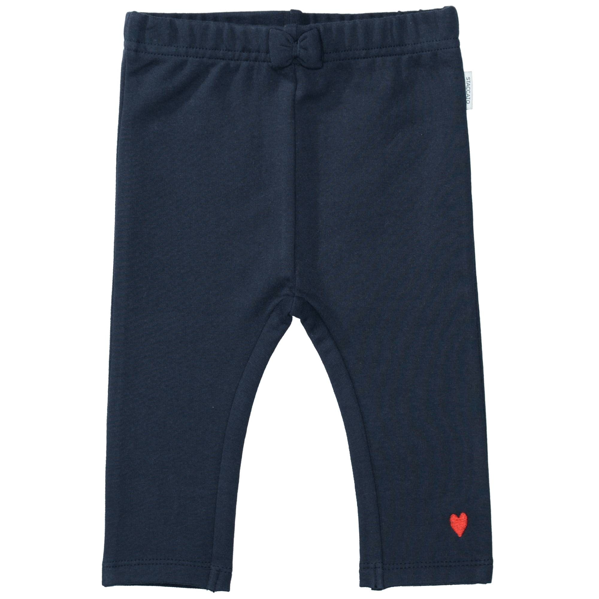 Leggings, STACCATO, Blau – Besonderheit: aus 95% Baumwolle