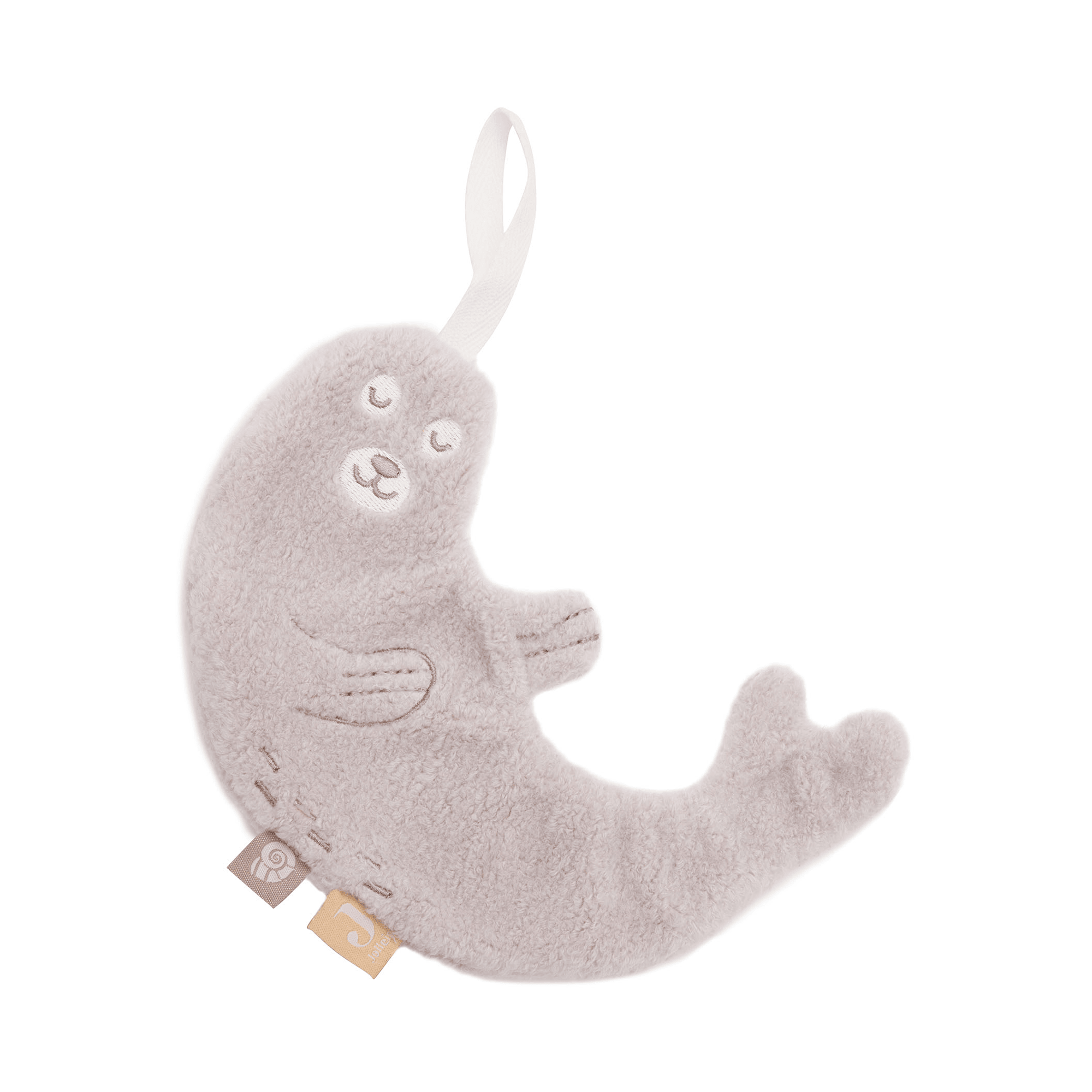 Schmusetücher, jollein, Grau – Besonderheit: aus weichem Polyester mit Bouclé-Stoff