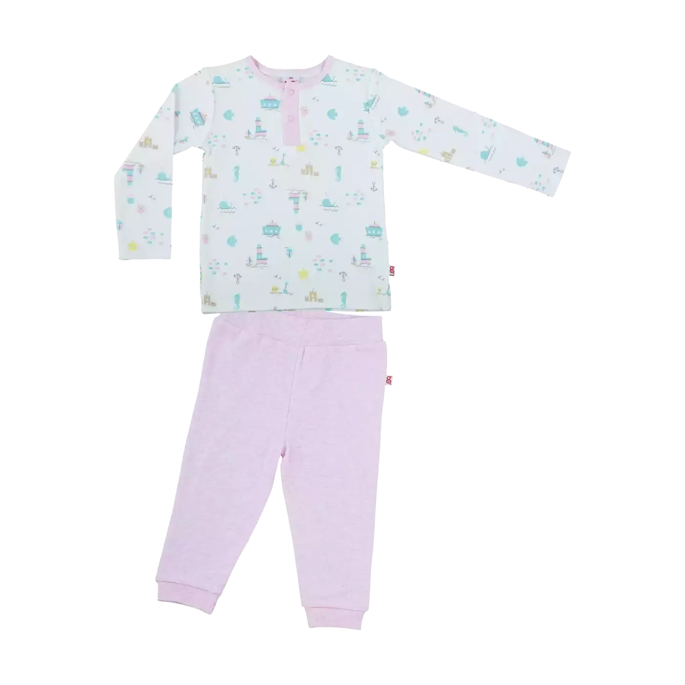 Schlafanzug Sealife B.O. WirbelWind Pink Rosa M2000571903609 1