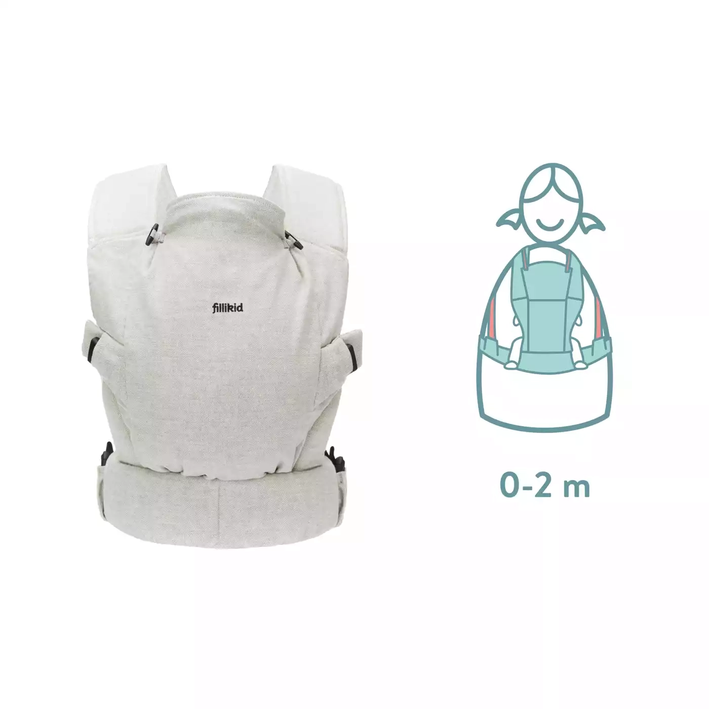 fillikid Tragen, fillikid, Grau – Produktansicht