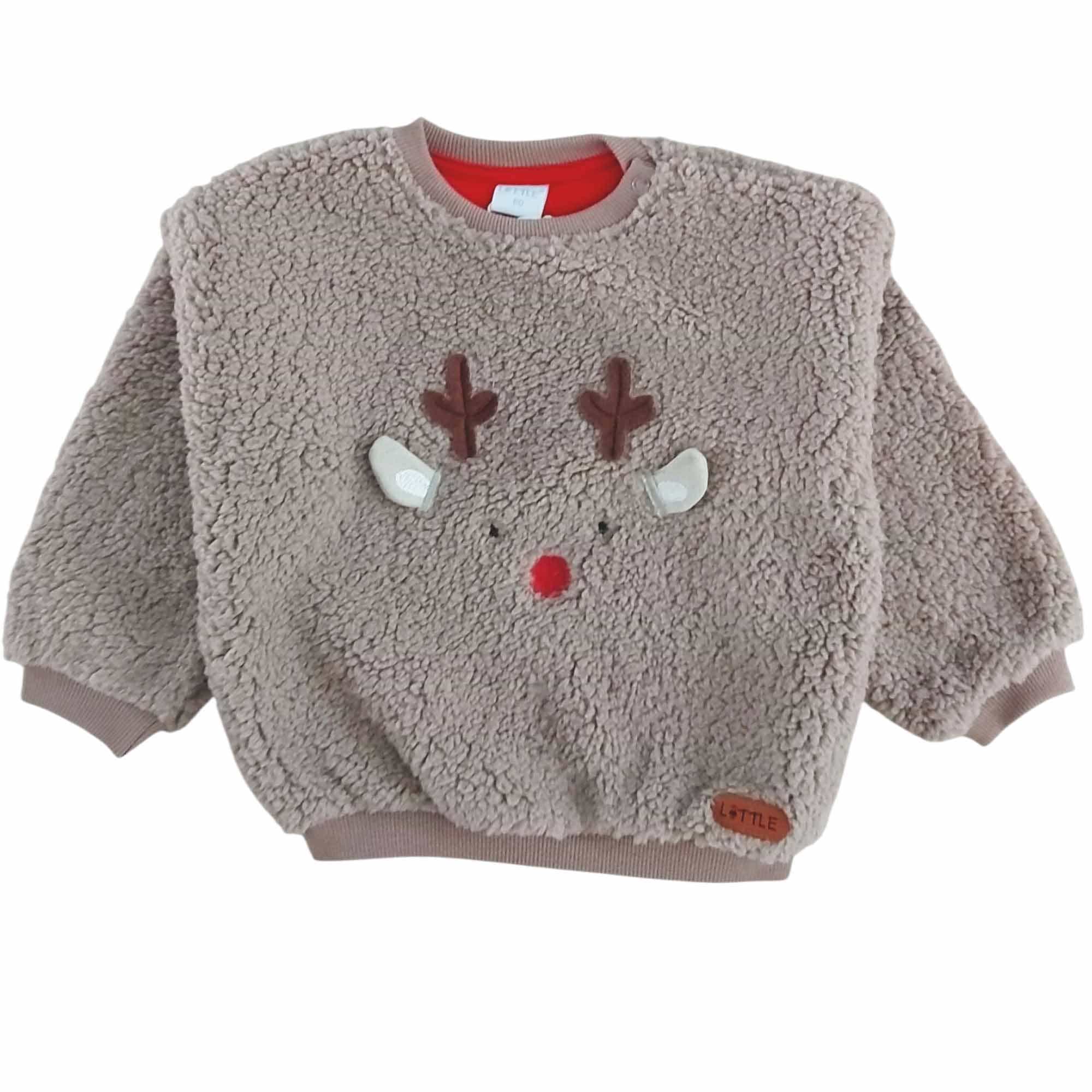 Pullover & Sweatshirts, LITTLE, Braun – Besonderheit: hoher Tragekomfort