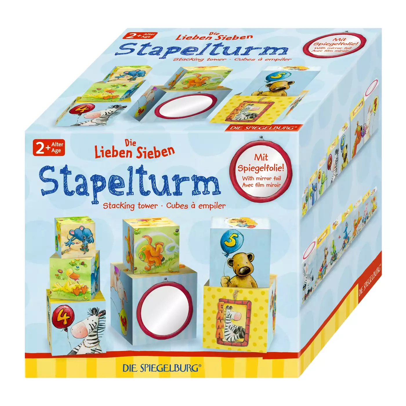Kinderspielzeug, DIE SPIEGELBURG, Gelb – Produktansicht