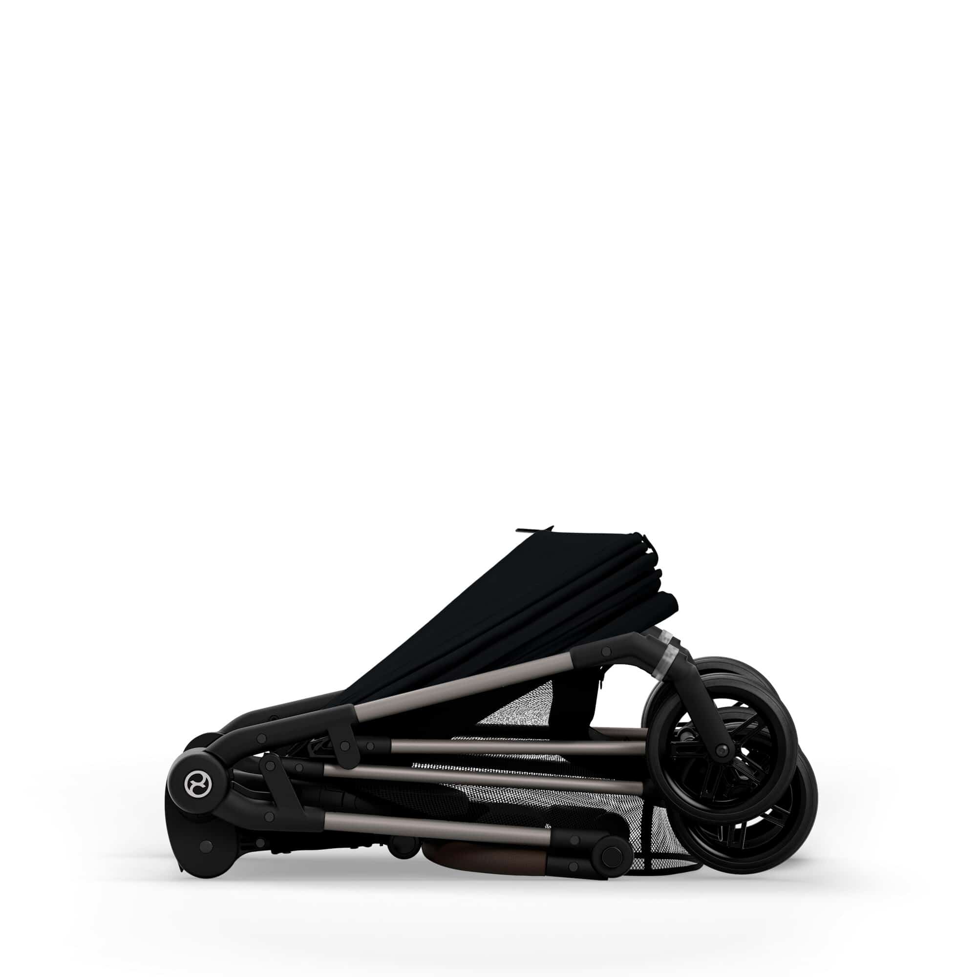 Kombi-Kinderwagen, cybex, Schwarz – Produktansicht