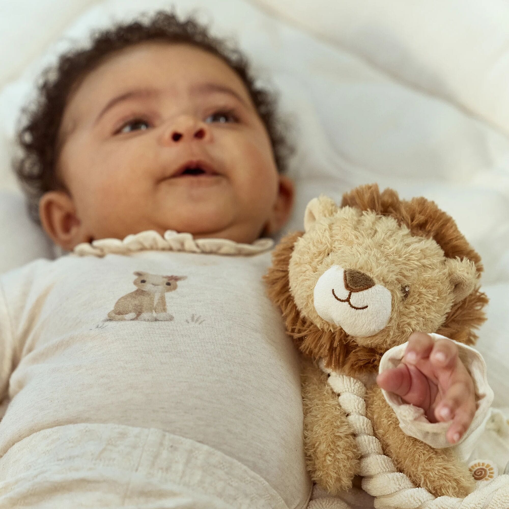 Kuscheltiere, LITTLE DUTCH, Beige – Besonderheit: mit Stickereien, Etiketten und Schlaufe