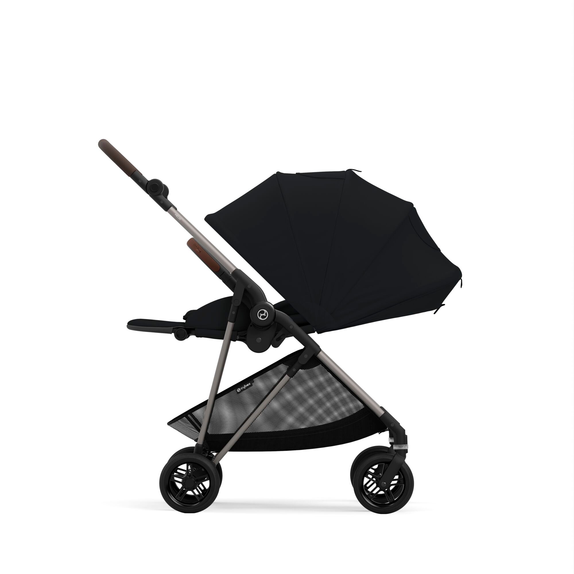Kombi-Kinderwagen, cybex, Schwarz – Produktansicht