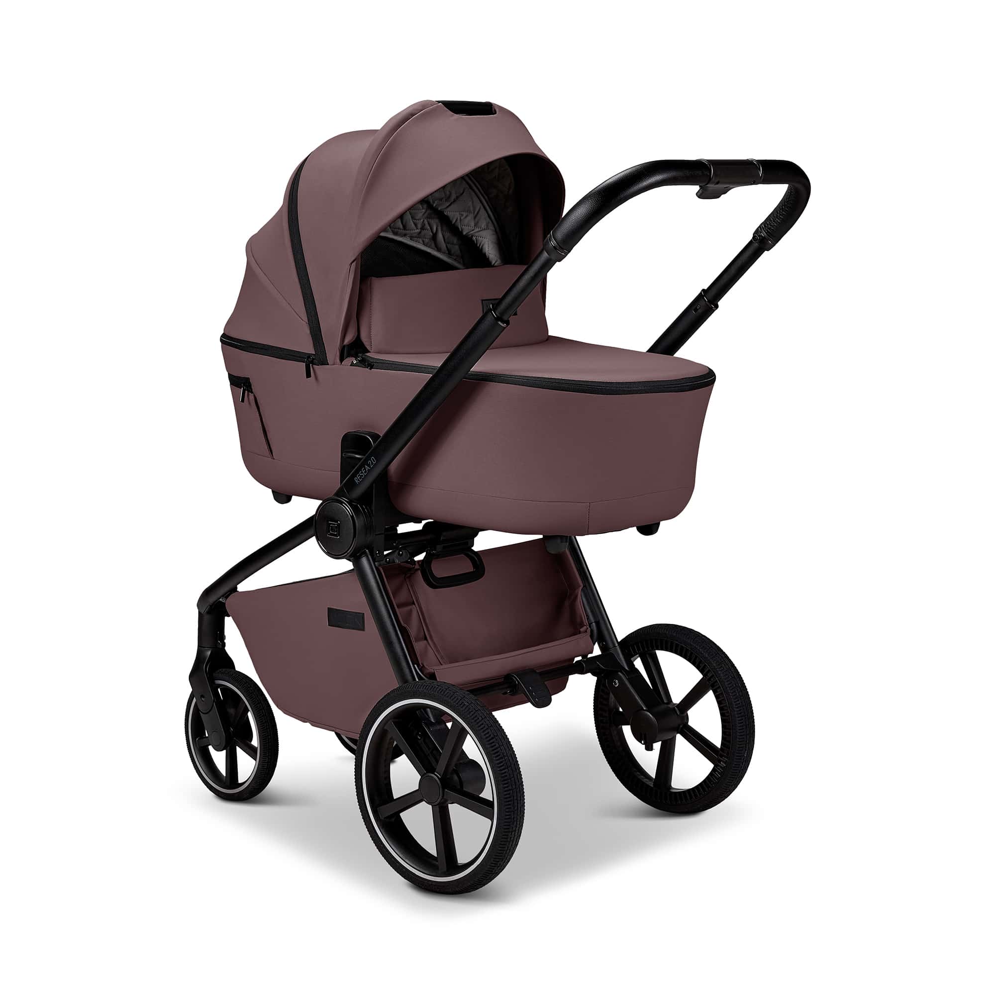 Kombi-Kinderwagen, MOON, Braun – Produktansicht