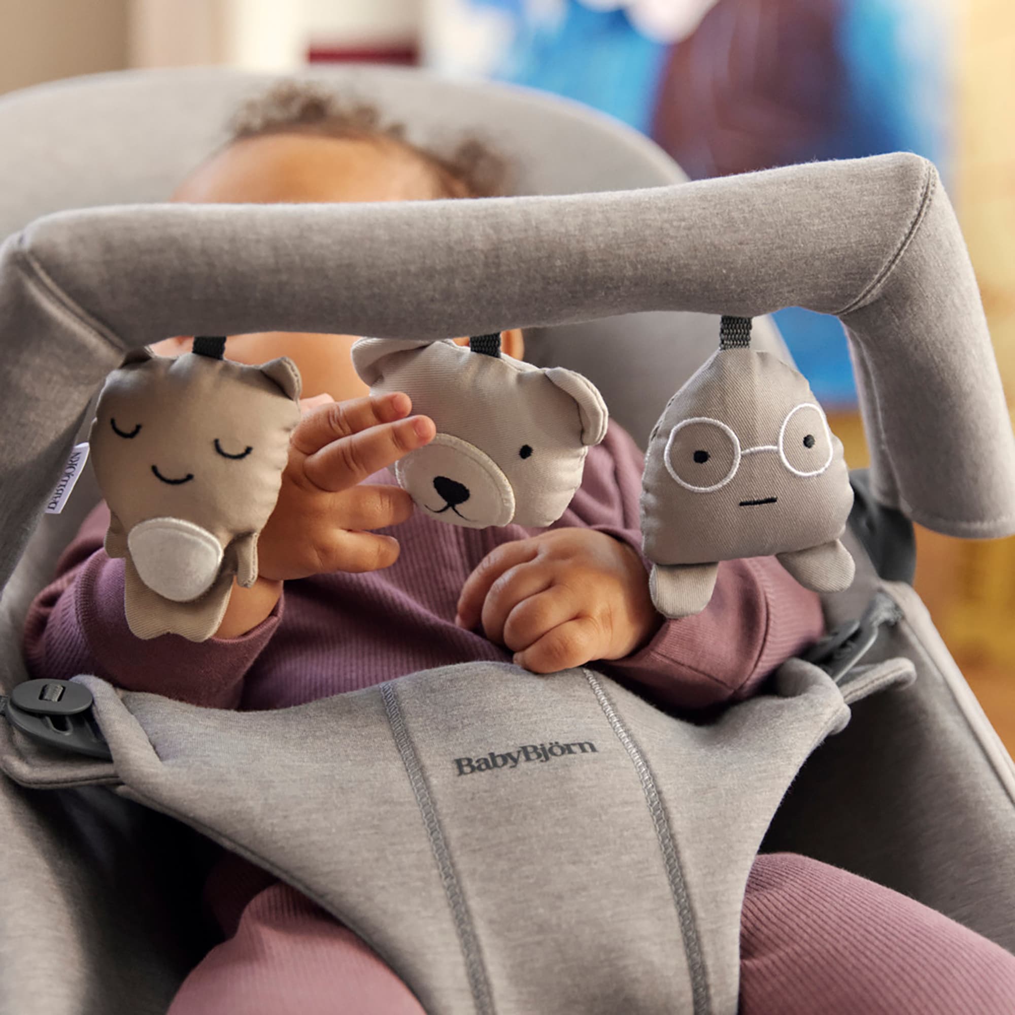 Wippen, BABYBJÖRN, Mehrfarbig – Produktansicht
