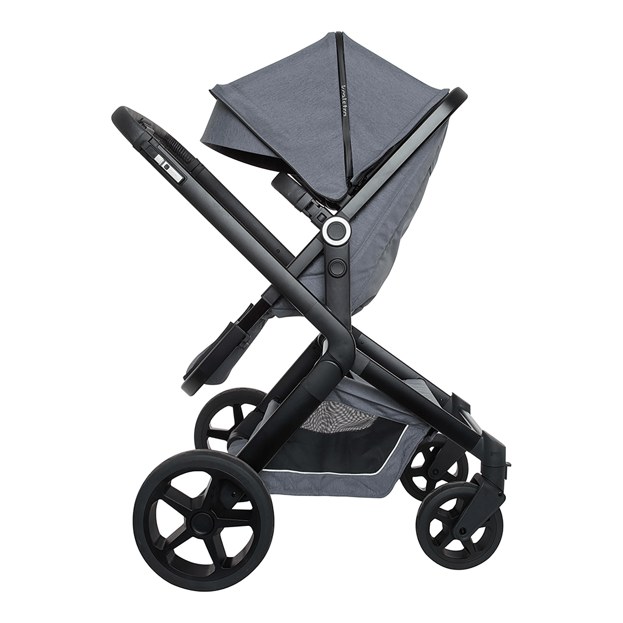 Kombi-Kinderwagen, KOeLSTRA, Grau – Produktansicht