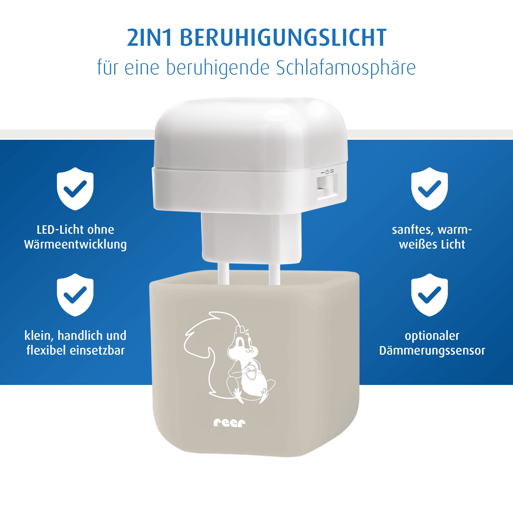 Nachtlichter, reer, Beige – Produktansicht