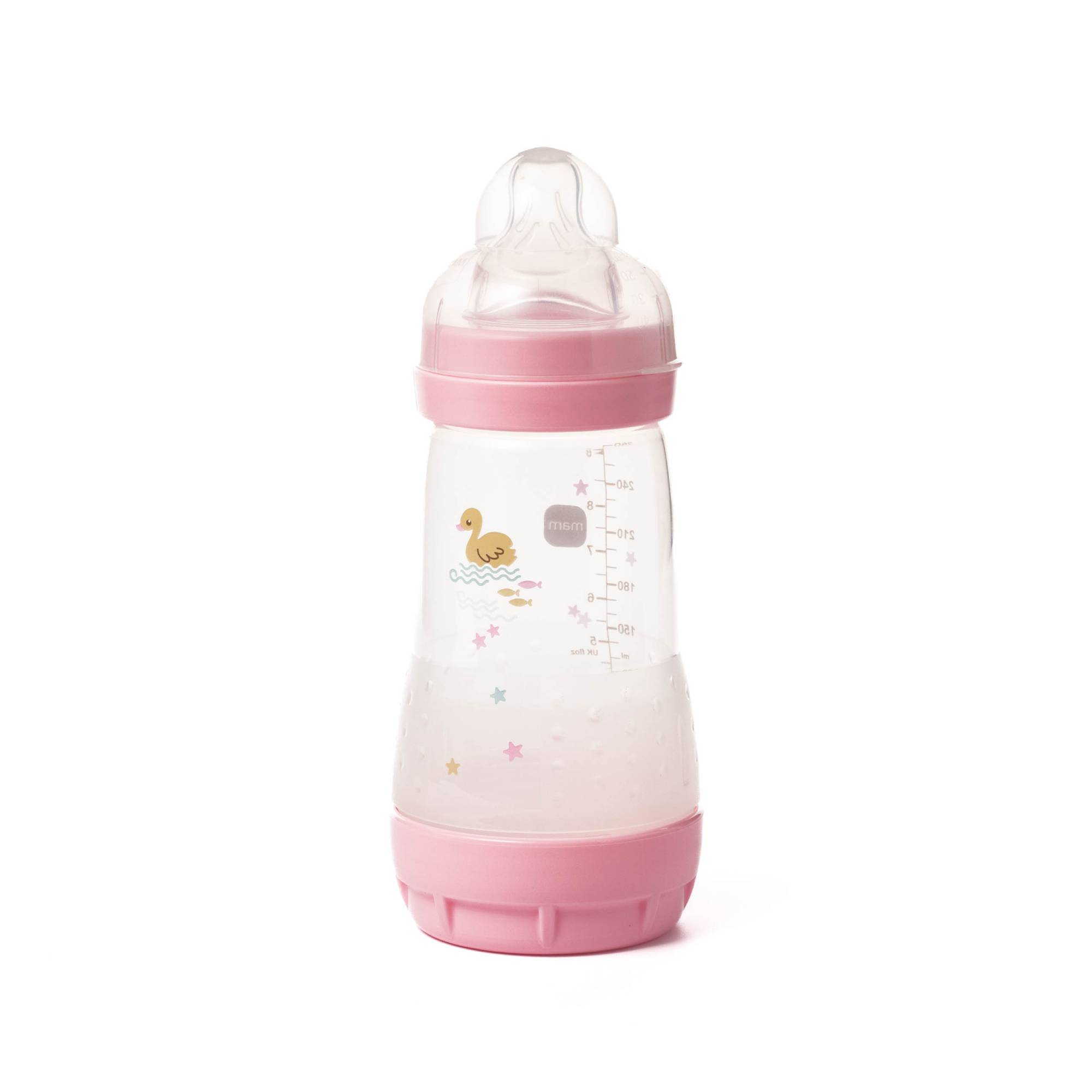 Babyfläschchen, MAM, Pink – Besonderheit: natürliches Trinkgefühl