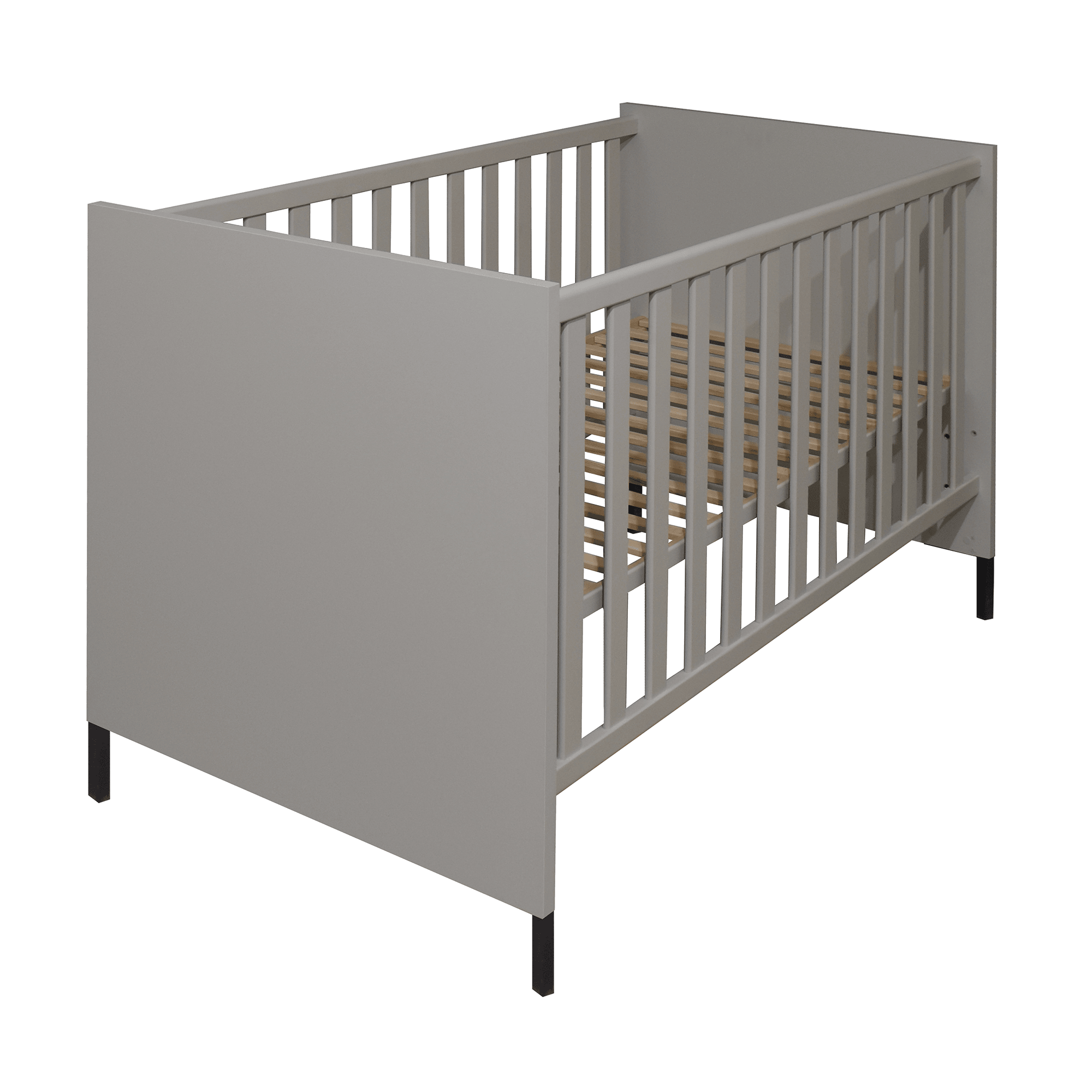 Babyzimmer Sets, Mäusbacher, Grau – Besonderheit: Set bestehend aus einem Kinderbett und einer breiten Wickelkommode