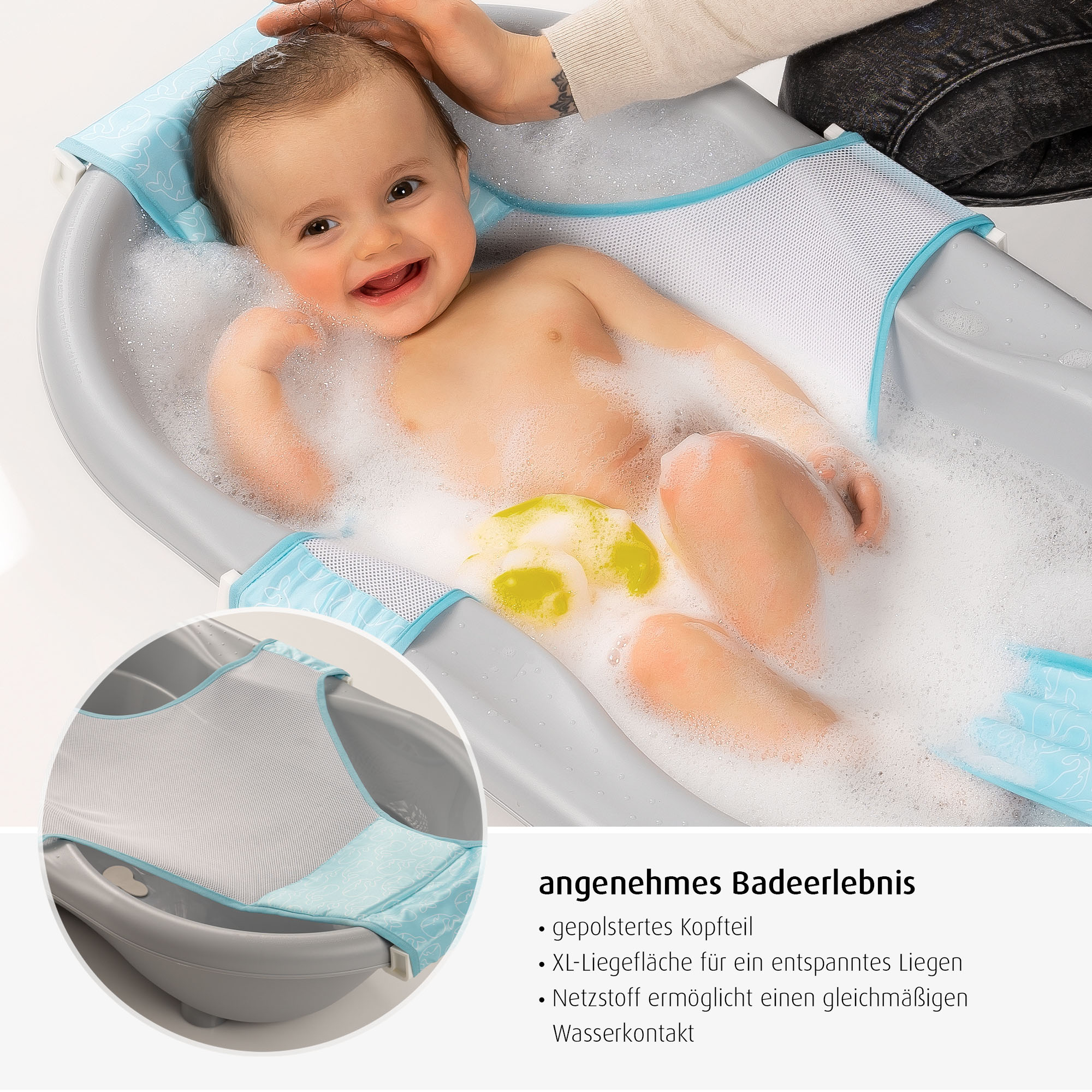 Badewannen, reer, Grau – Produktansicht