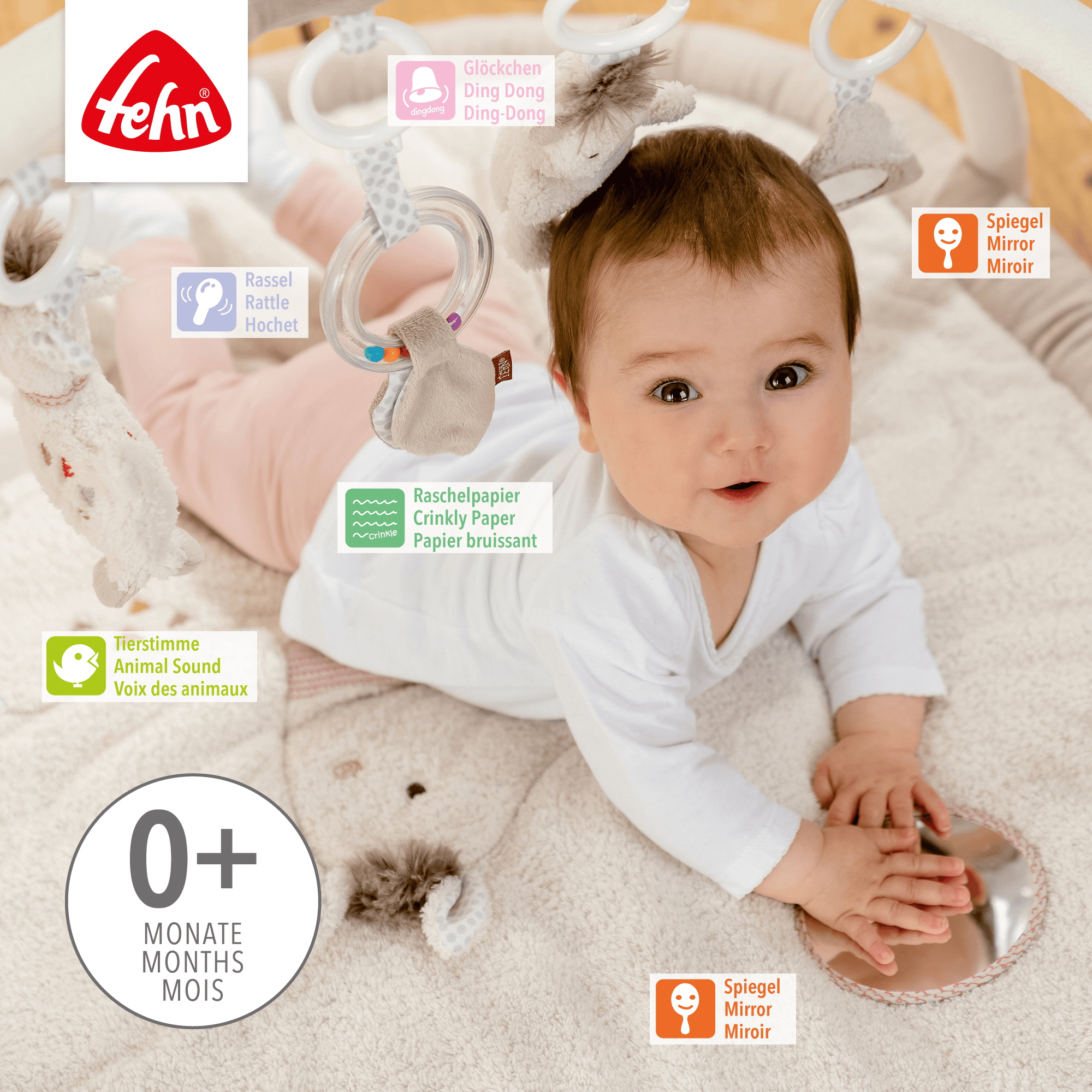 Spielbögen, fehn, Beige – Produktansicht