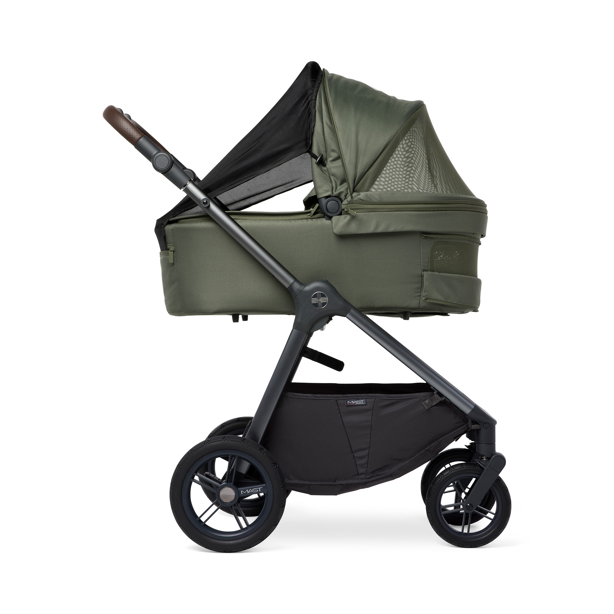 Kombi-Kinderwagen, MAST, Grün – Produktansicht