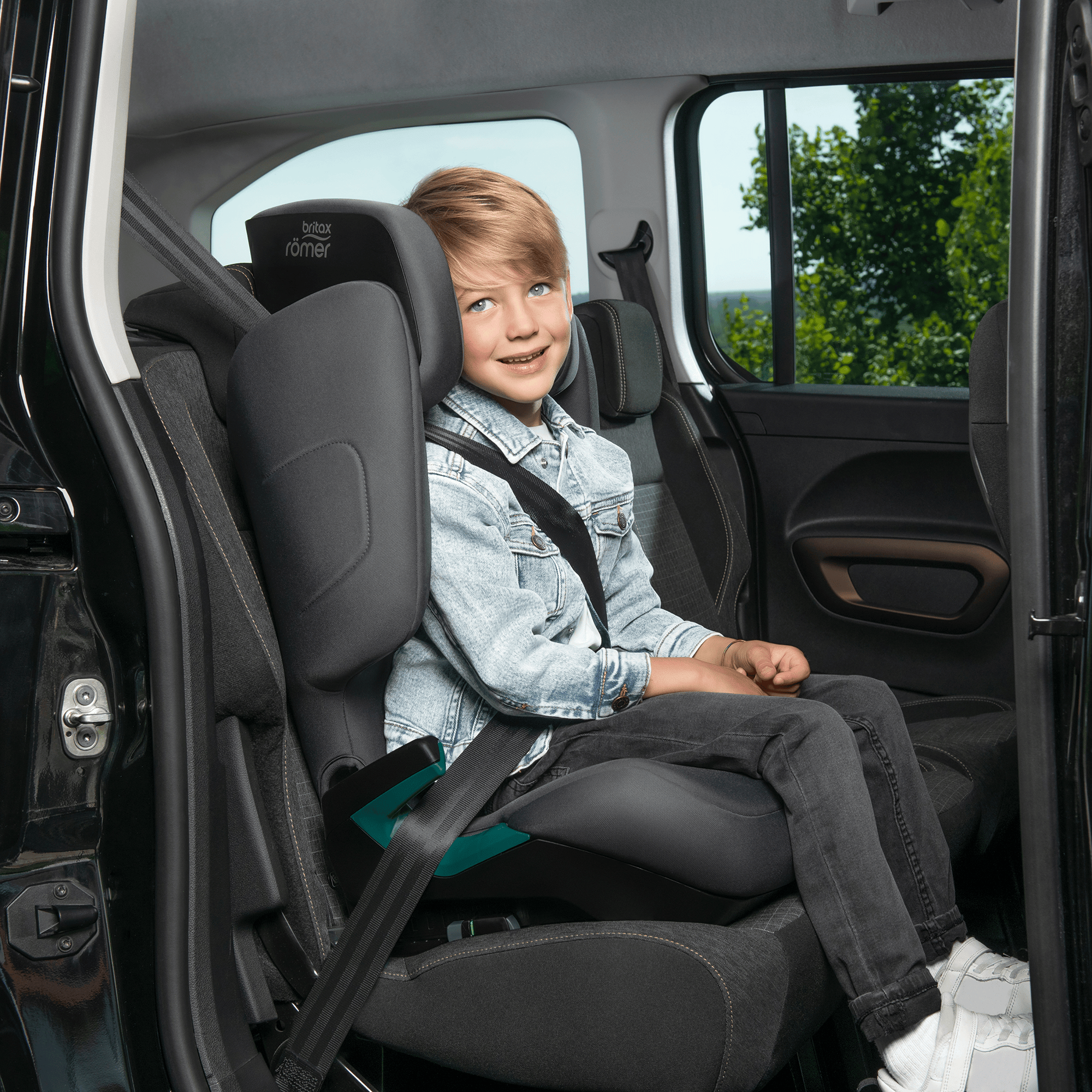 Kindersitze 15-36 kg, Gruppe 2/3, Britax Römer, Schwarz – Produktansicht