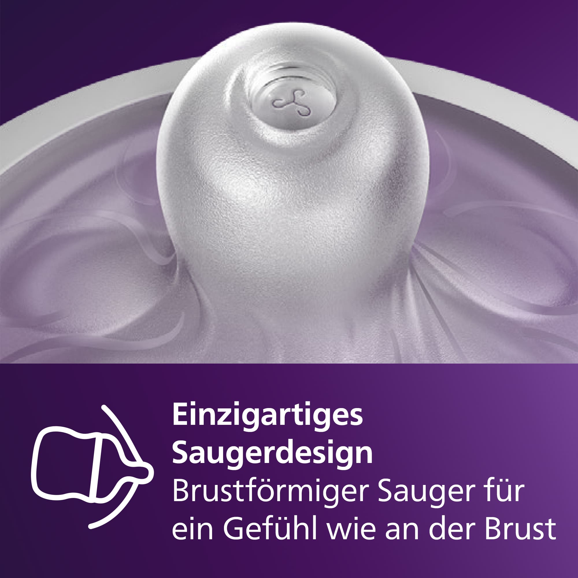 Trinksauger, PHILIPS AVENT, Transparent – Produktansicht