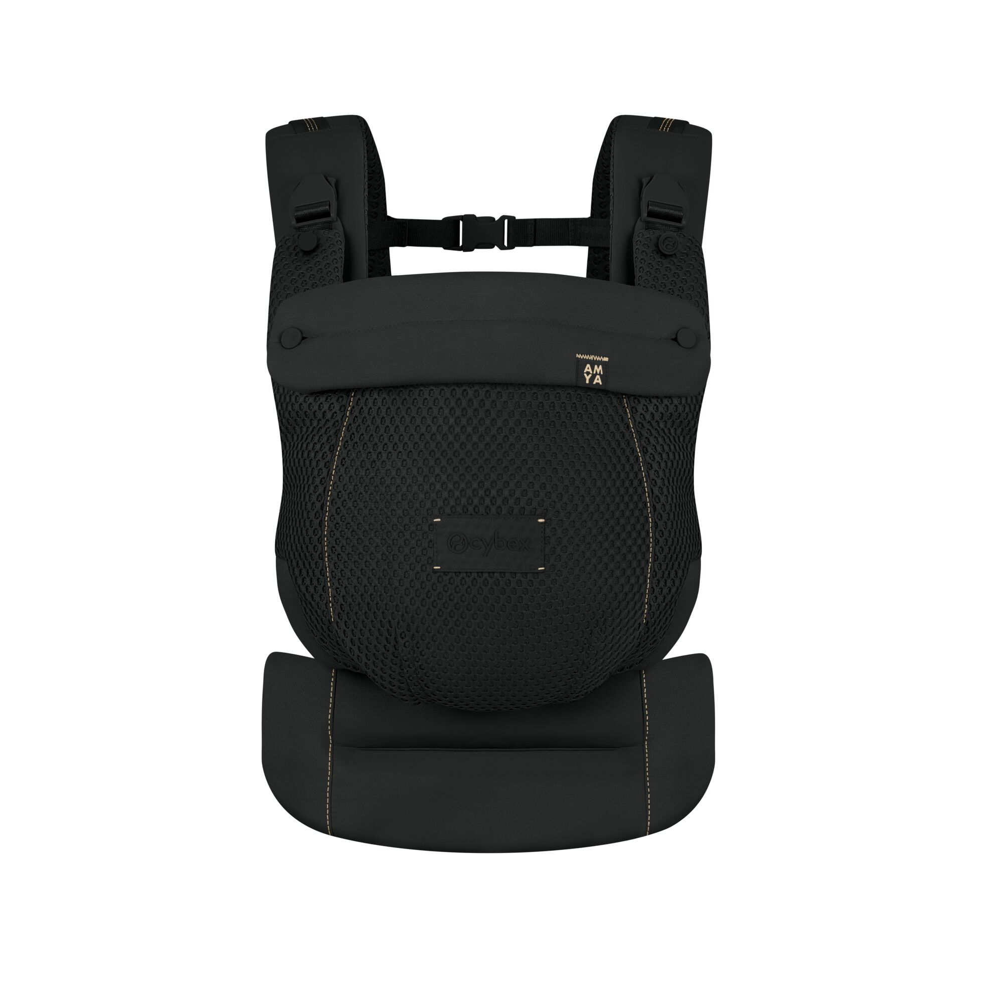 Babytragen Mesh, cybex, Schwarz – Besonderheit: vier ergonomische Tragepositionen