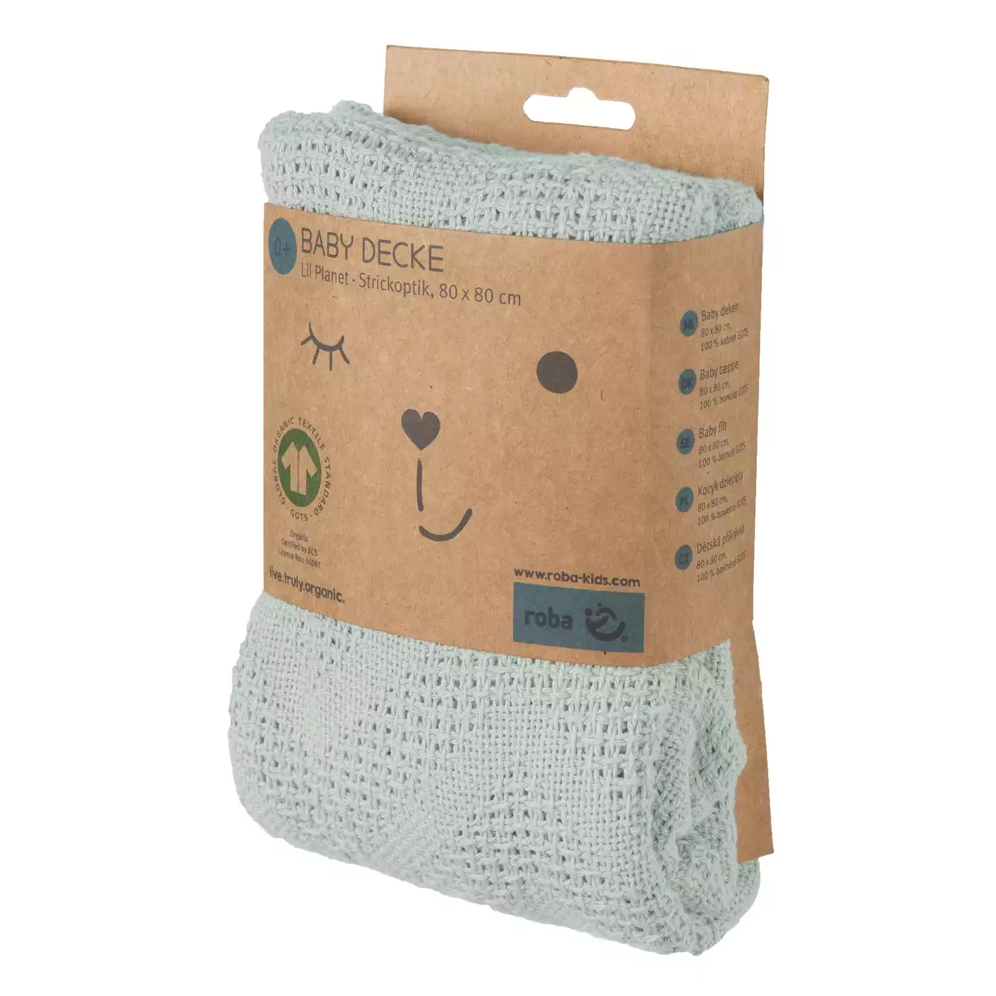 Kuscheldecken, roba, Grün – Produktansicht