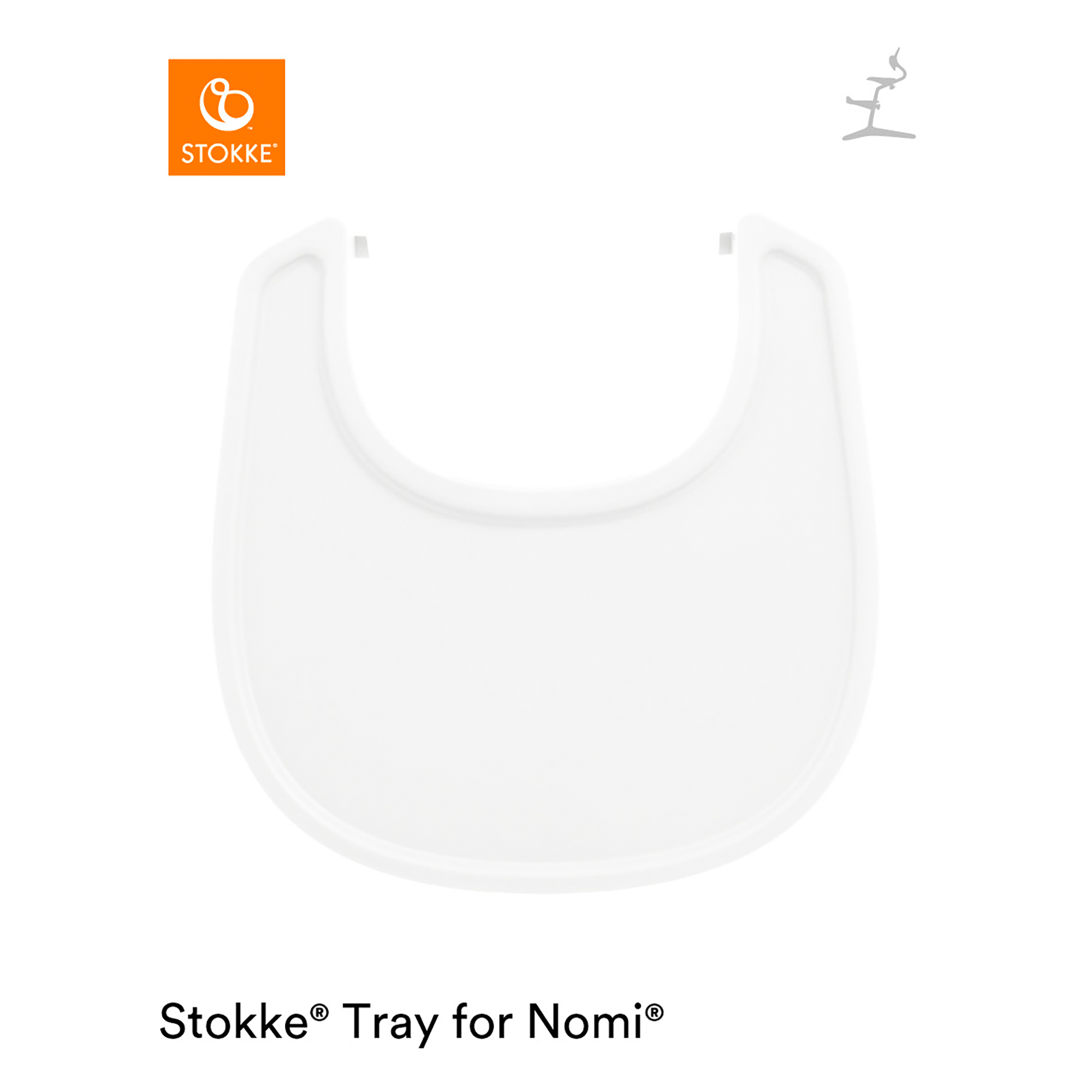 Nomi® Tray White STOKKE Weiß Weiß 2000584234301 2