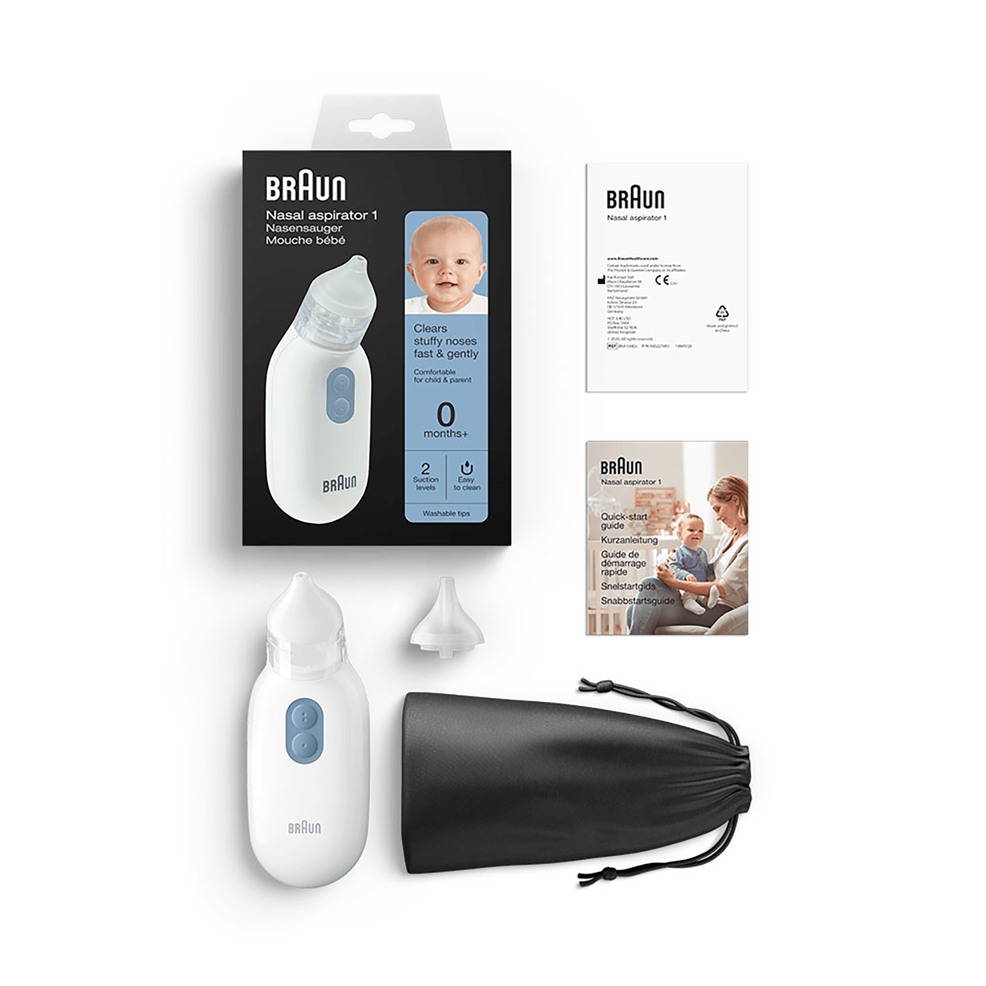 Nasensauger, BRAUN, Weiß – Produktansicht
