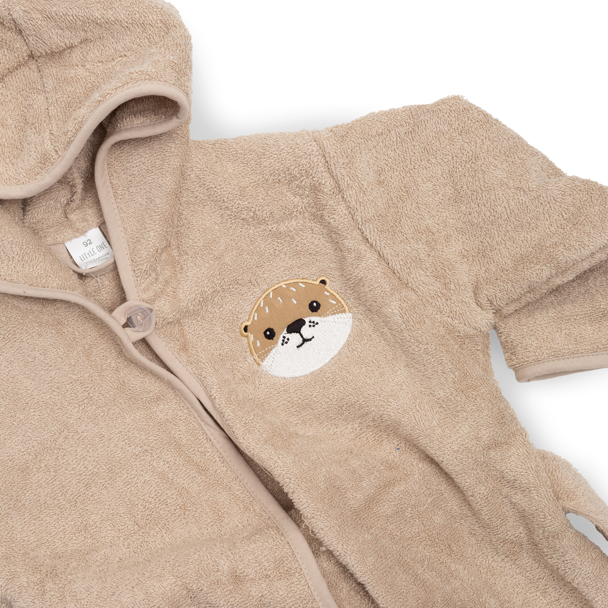 Bademäntel, LITTLE ONE, Beige – Besonderheit: kuschelig weich aus 100% Baumwolle