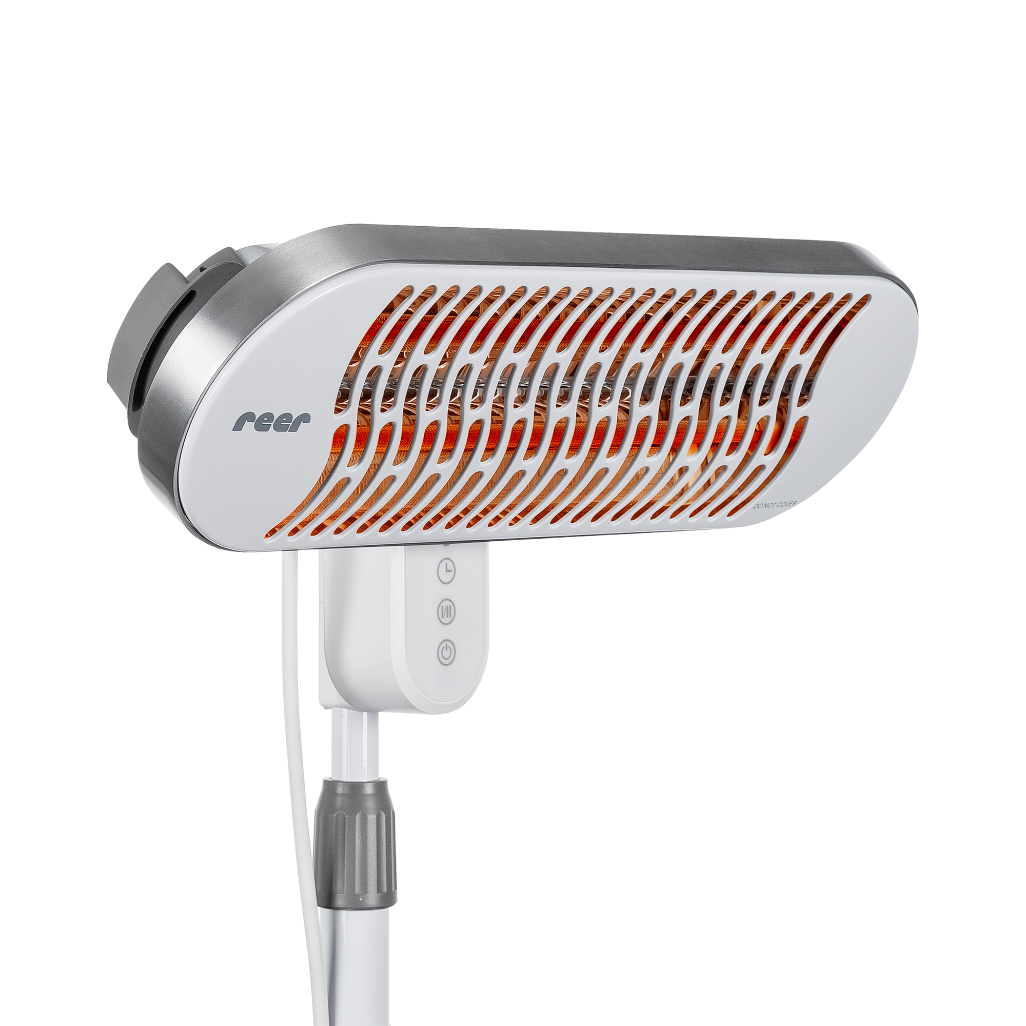 Heizstrahler, reer, Weiß – Produktansicht