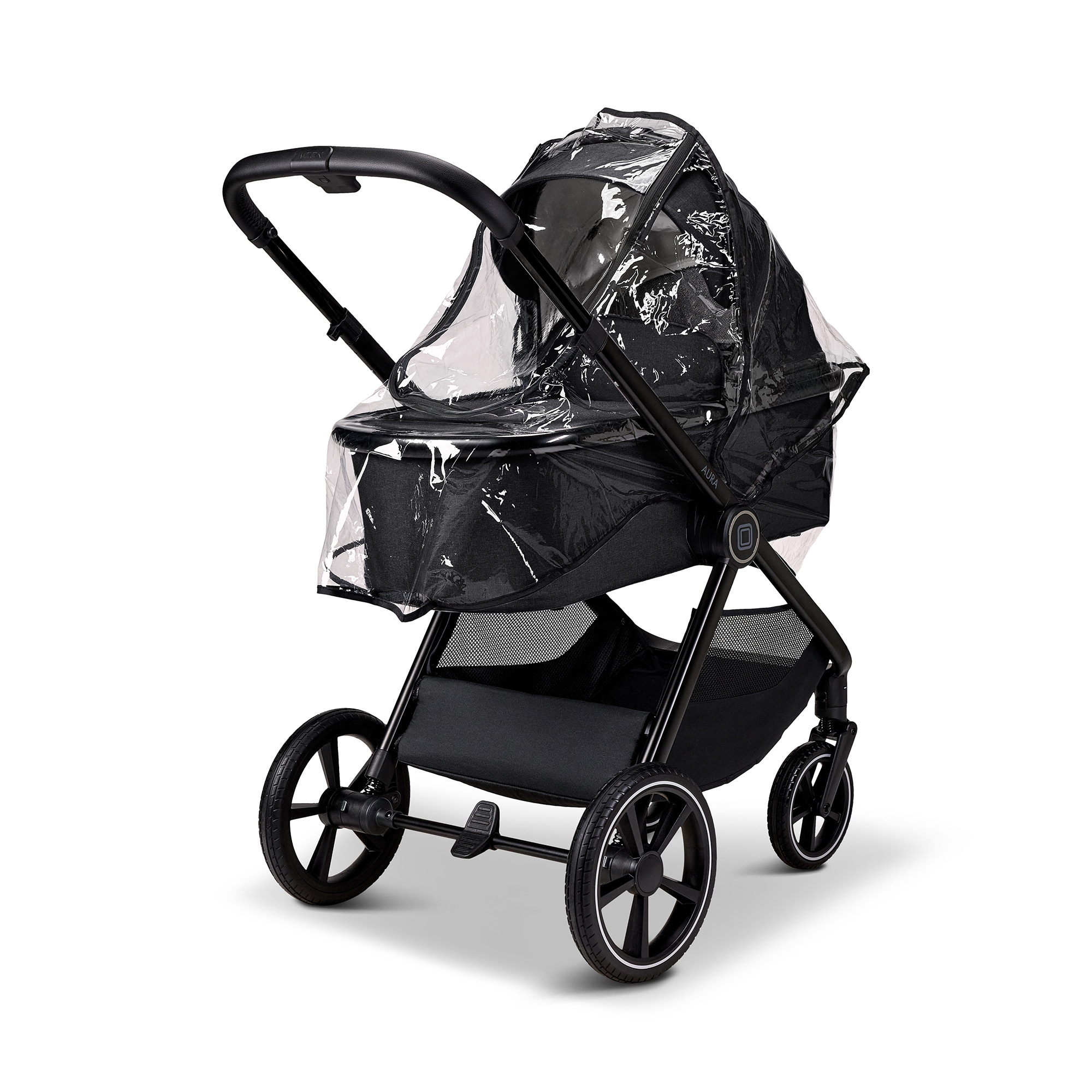 Kinderwagen Komplettsets, MOON, Schwarz – Produktansicht