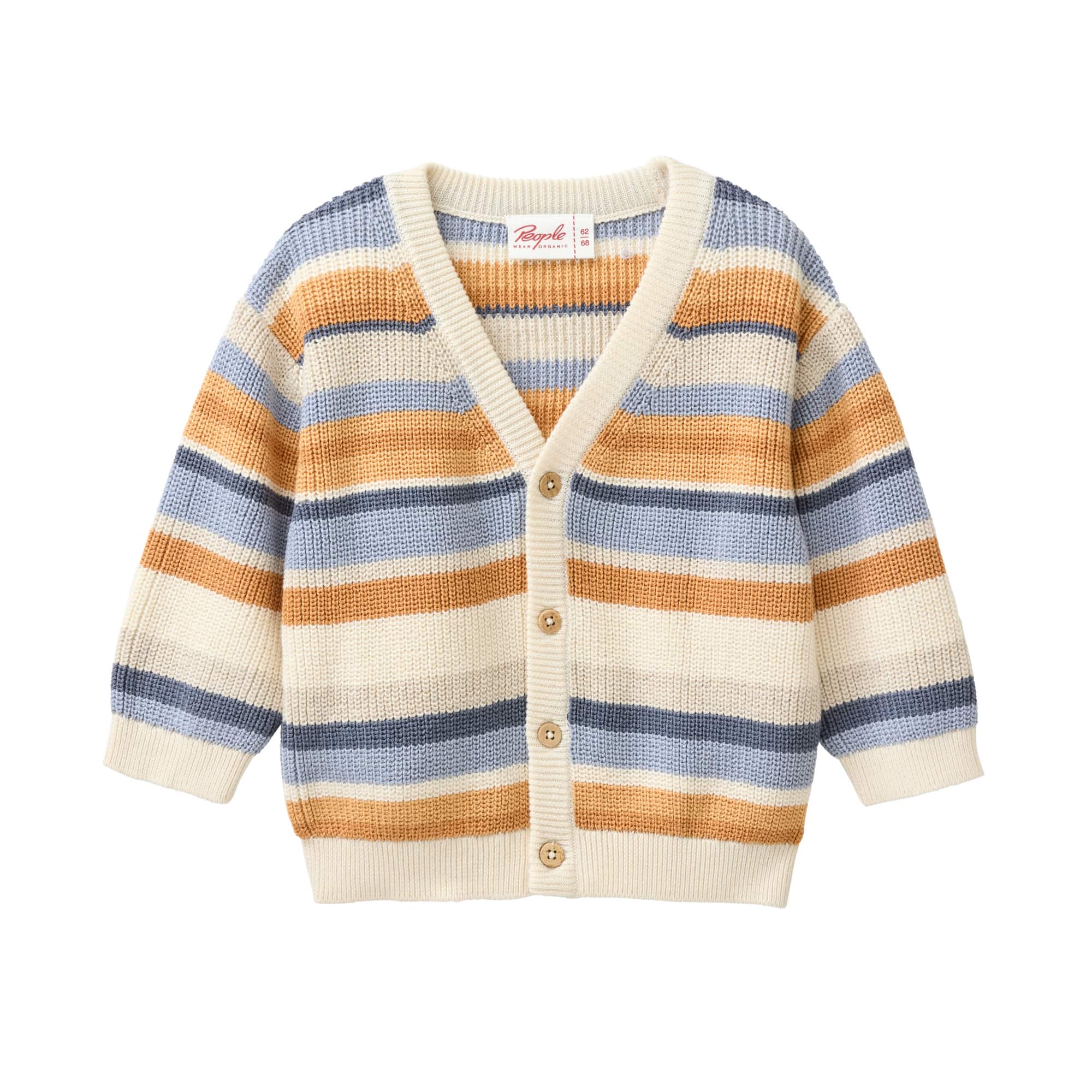 Sweat-, Fleece- & Strickjacken, People Wear Organic, Beige – Besonderheit: aus 100% Baumwolle