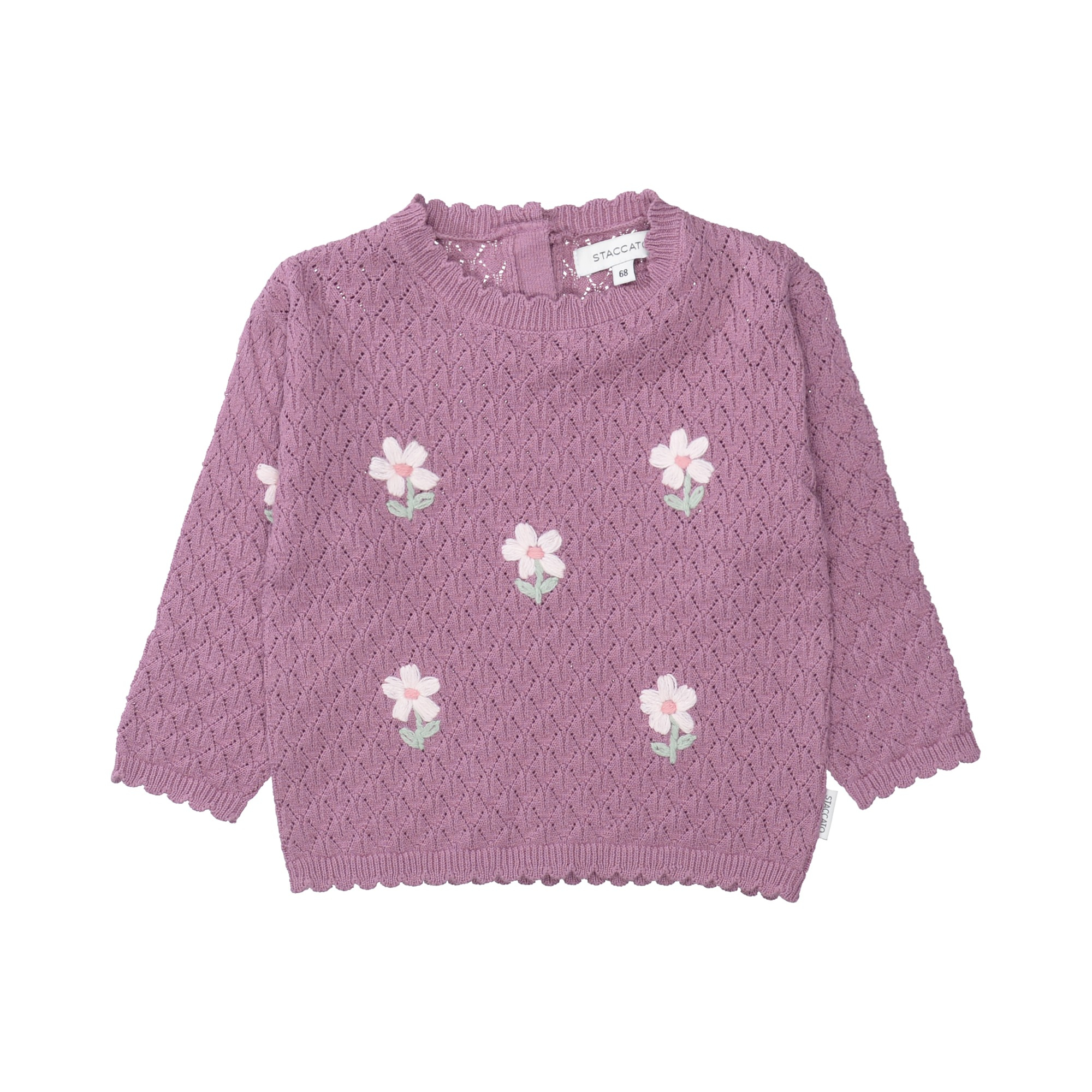 Pullover & Sweatshirts, STACCATO, Lila – Besonderheit: aus 100% Baumwolle