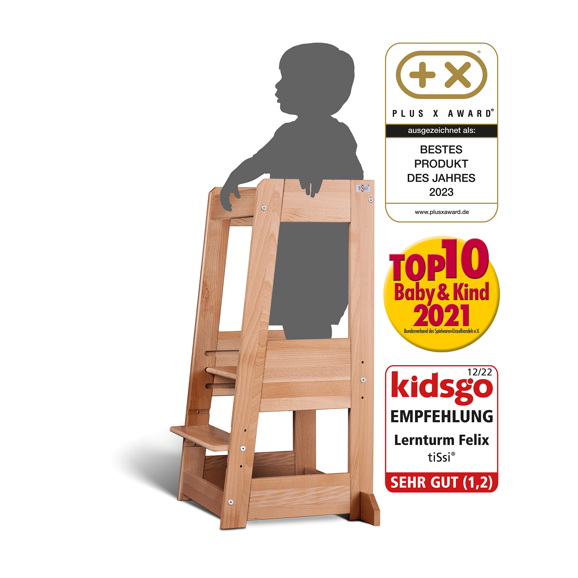 Lerntürme, tiSsi, Beige – Produktansicht