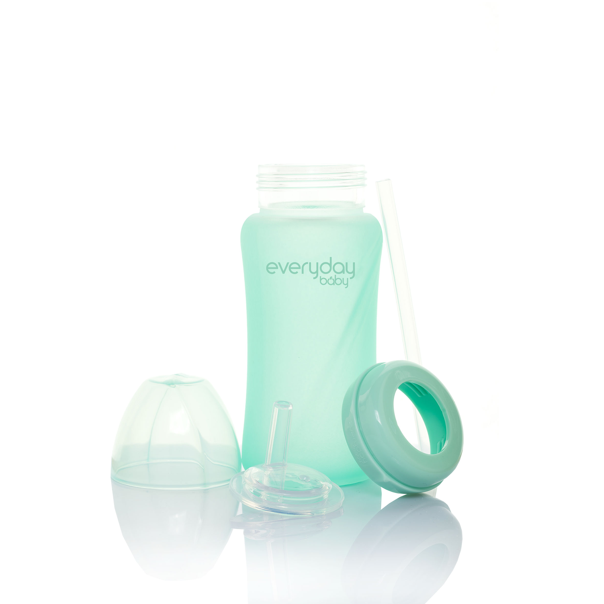 Glas-Trinkhalmflasche Healthy+ Straw Cup everyday baby Mint 2000580006797 1
