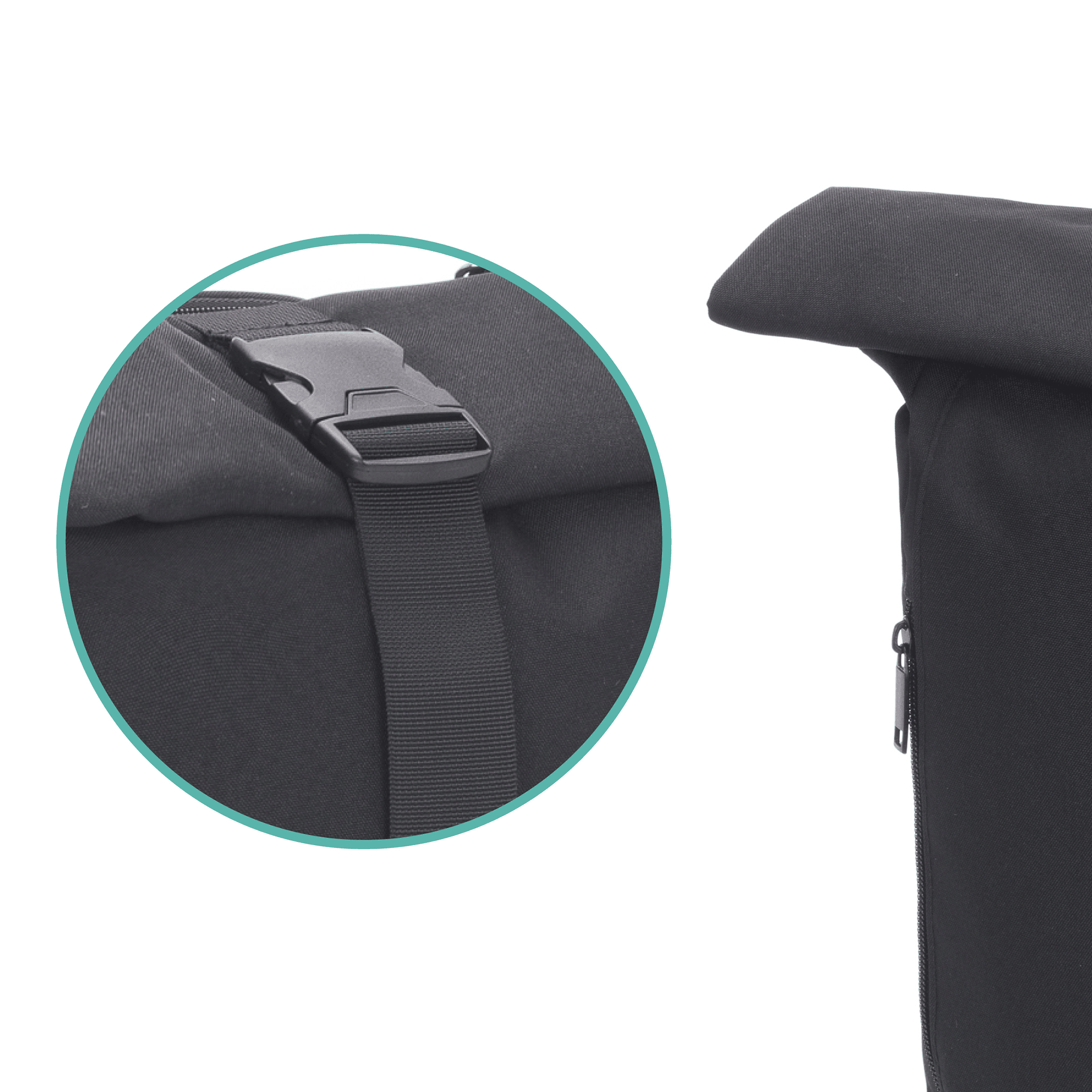 Wickelrucksäcke, LITTLE ONE, Schwarz – Produktansicht