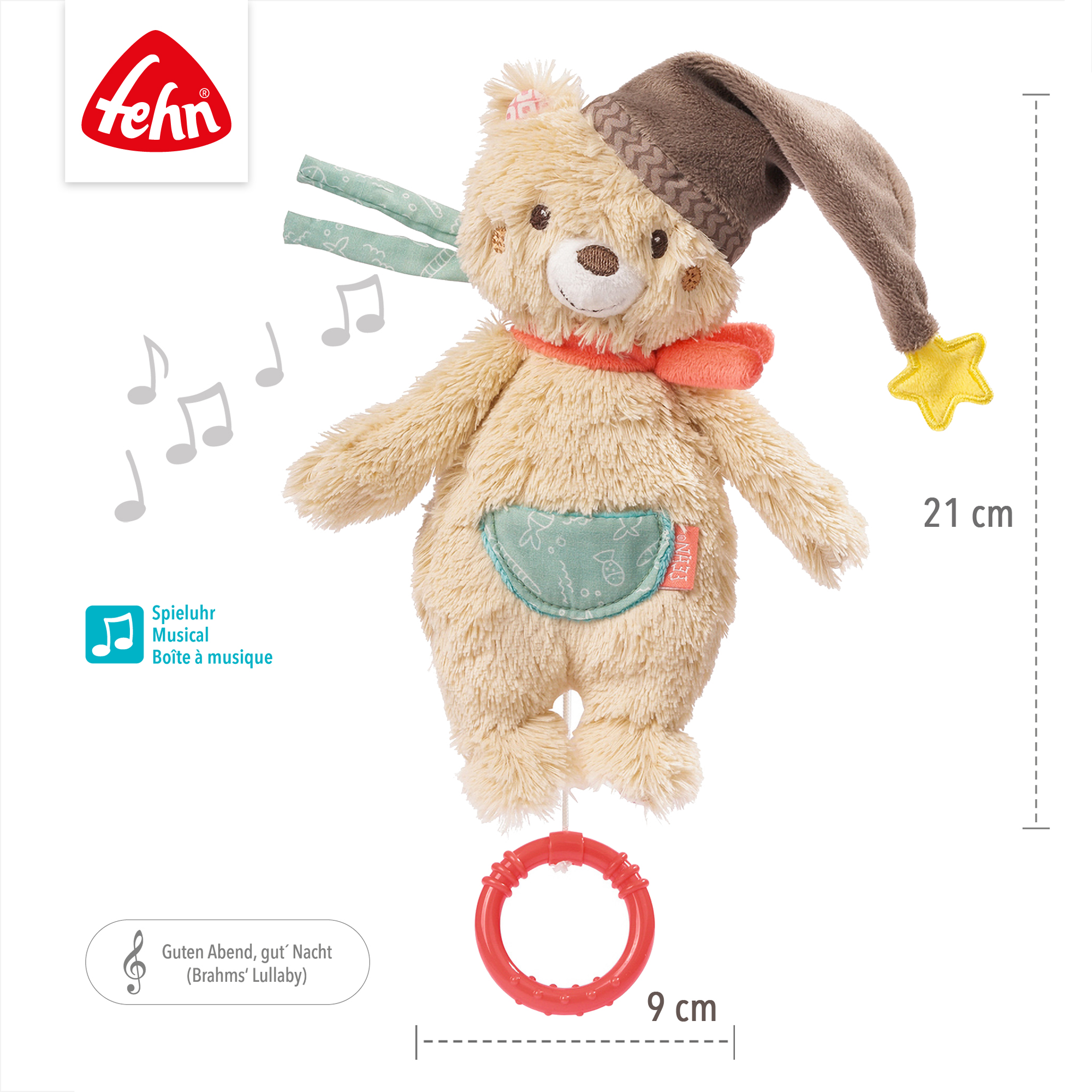 fehn Spieluhren, fehn, Braun – Produktansicht