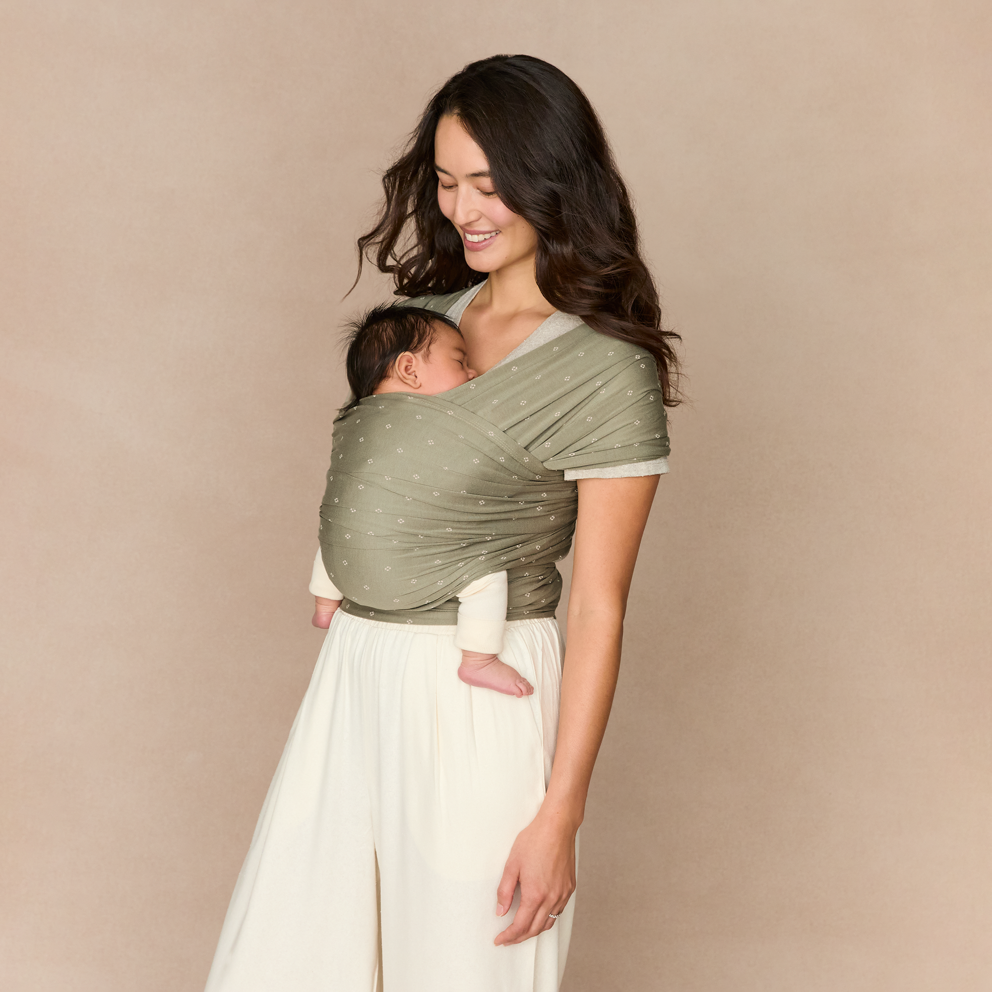 Produkte, ERGObaby, Grün – Besonderheit: Babytragetuch – für Kinder ab Geburt bis ca. 1 Jahr (max. 11,3 kg)