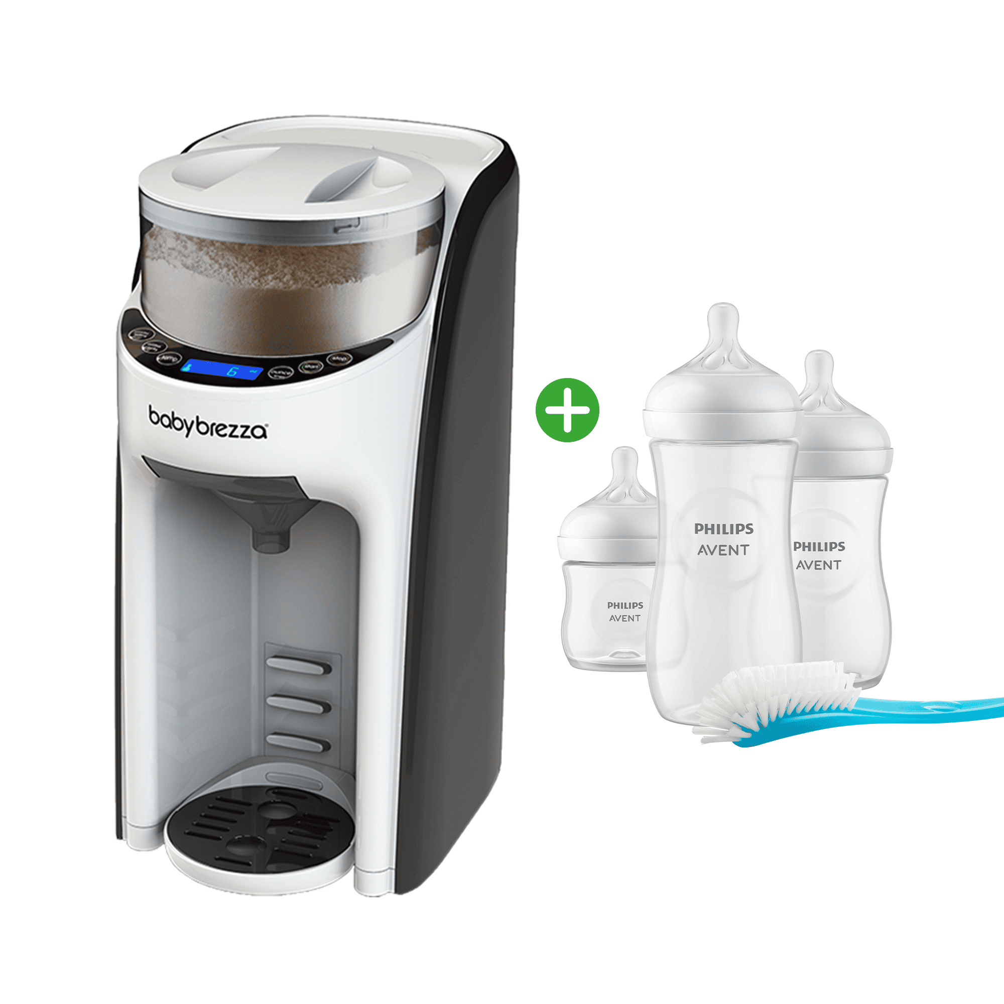 Set Flaschenzubereiter Formula Pro Advanced mit Flaschen-Starter Set Natural Response baby brezza Weiß 9000000000023 1