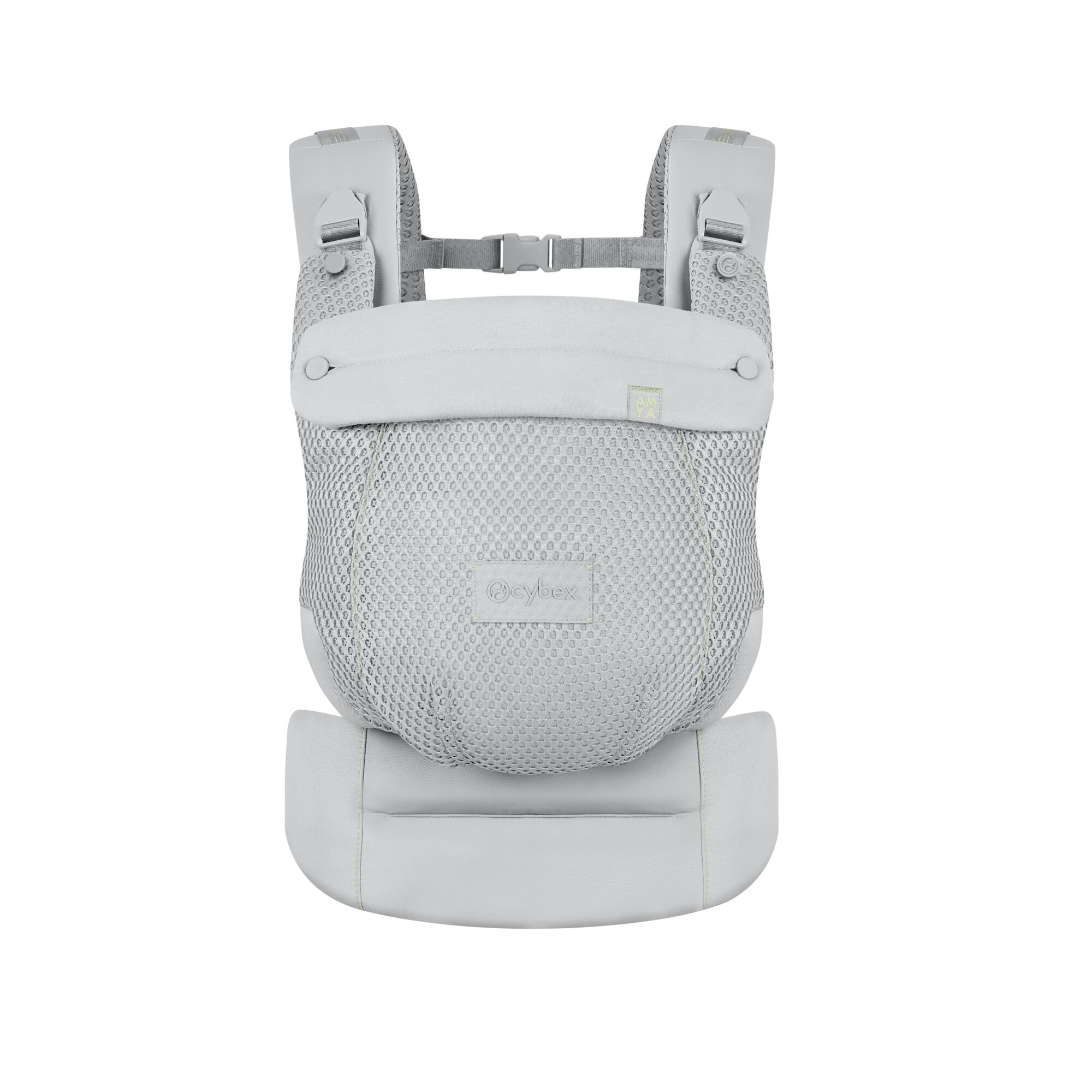 Babytragen Mesh, cybex, Grau – Besonderheit: vier ergonomische Tragepositionen