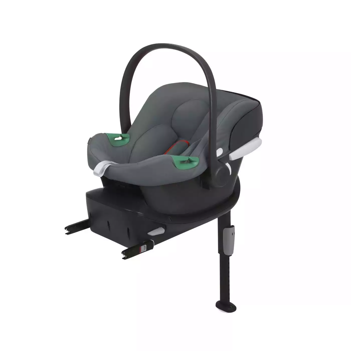 cybex Aton B2 i-Size Steel Grey inkl. Base One | in Grau mit