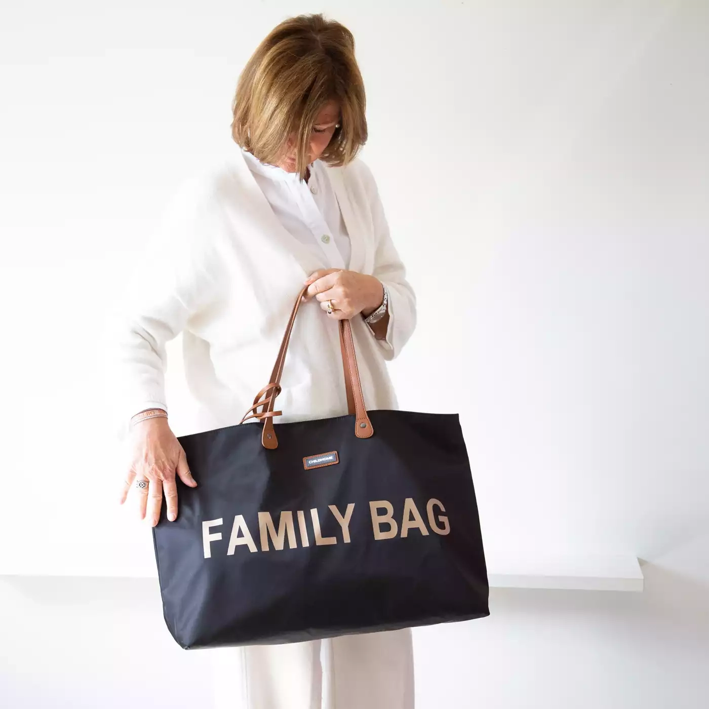 Wickeltaschen, CHILDHOME, Schwarz – Produktansicht