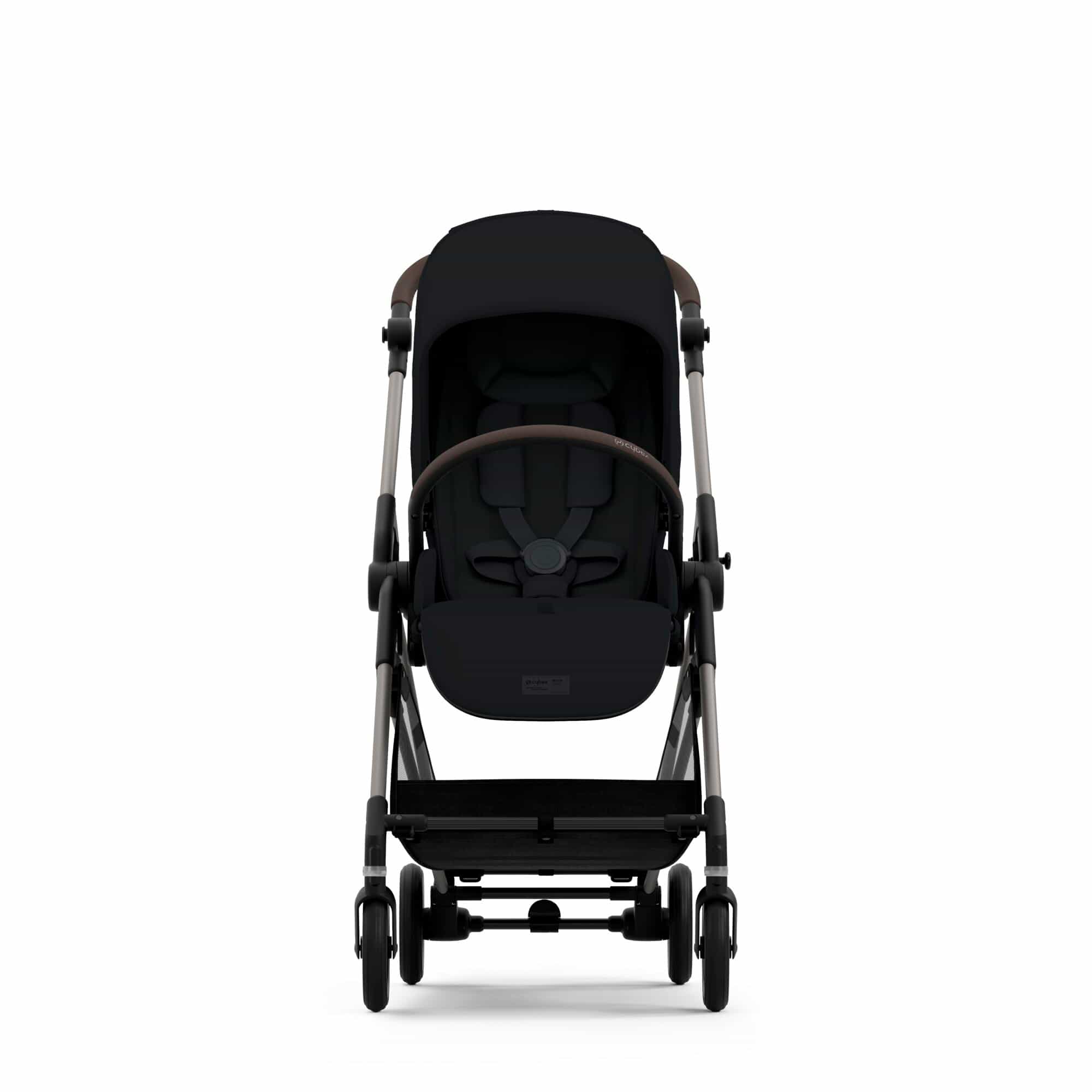 Kombi-Kinderwagen, cybex, Schwarz – Produktansicht