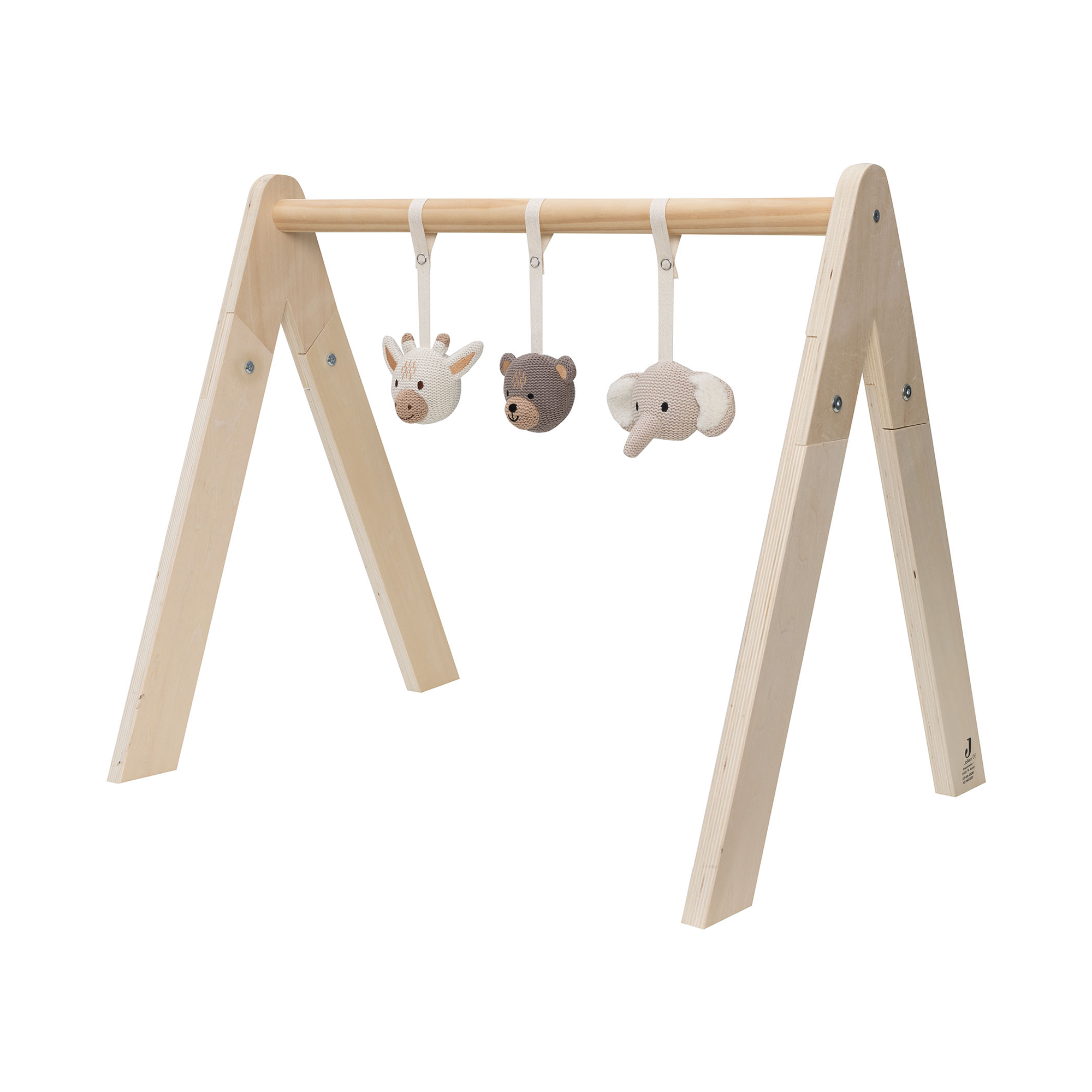 Spielbögen, jollein, Beige – Besonderheit: Set bestehend aus Spieltrapez und Spieltrapez-Spielsachen