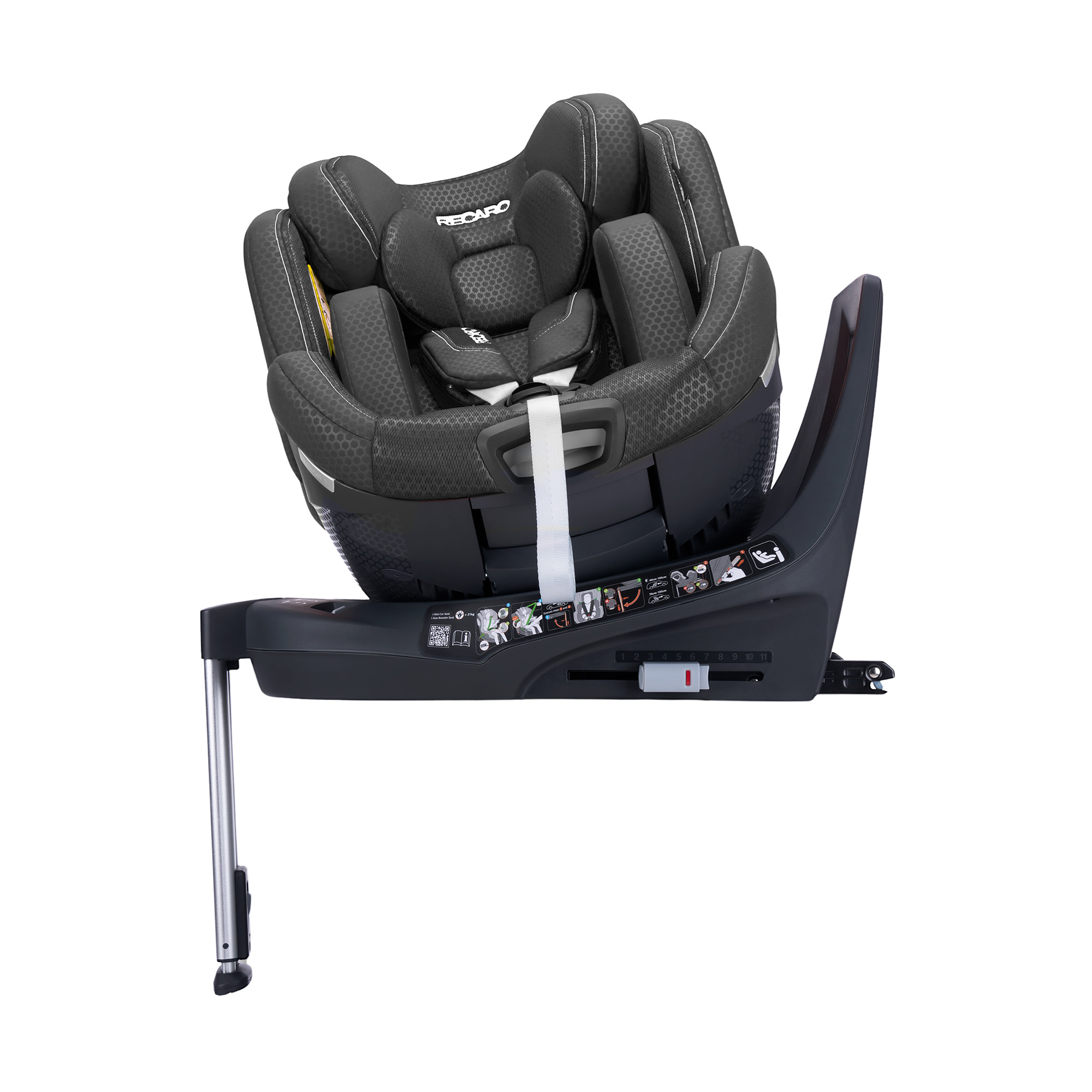 Reboarder 0-18 kg, Gruppe 0+/1, RECARO, Schwarz – Produktansicht