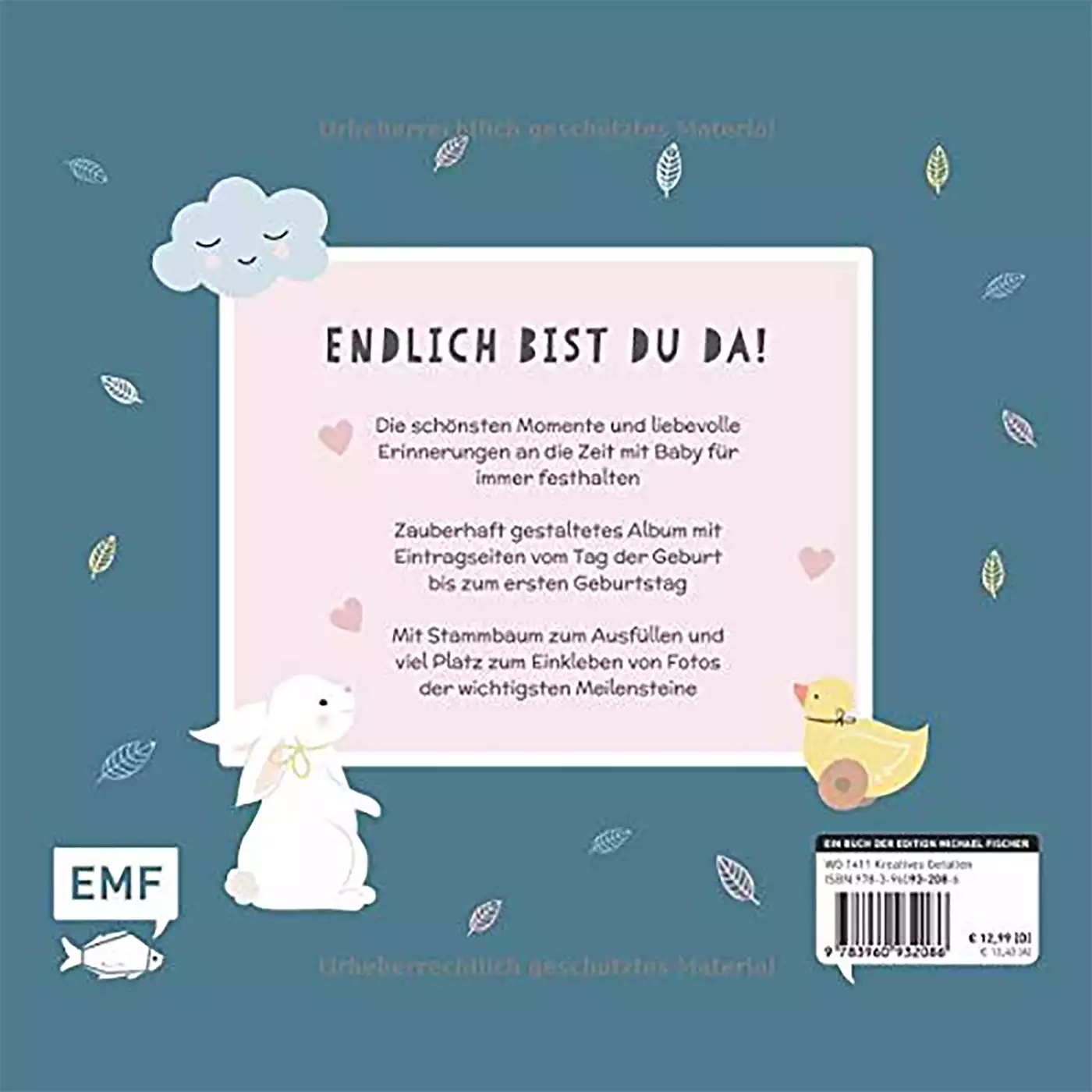 Babyalben, EMF, Blau – Produktansicht