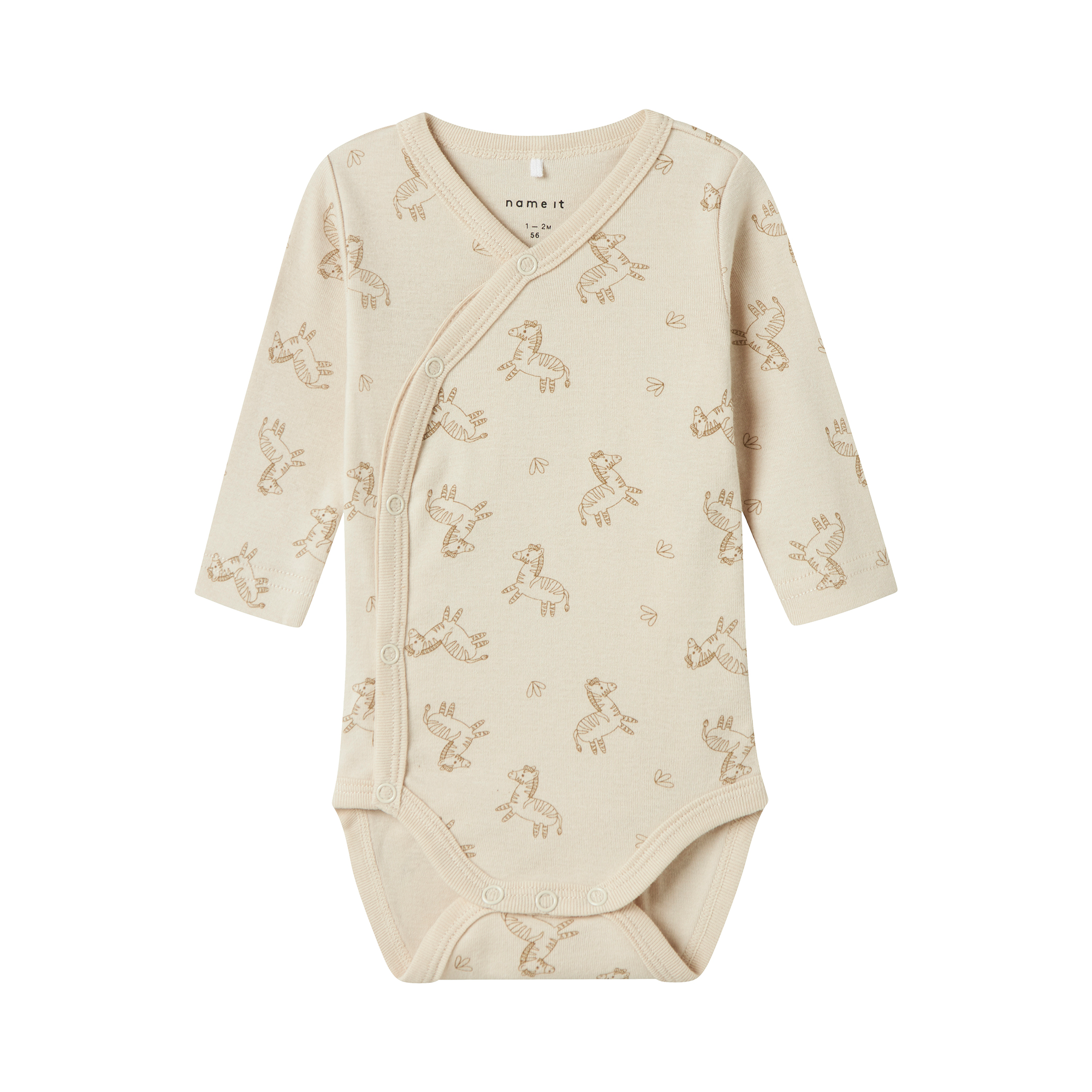 Wickelbodys, name it, Beige – Besonderheit: aus 100% Baumwolle