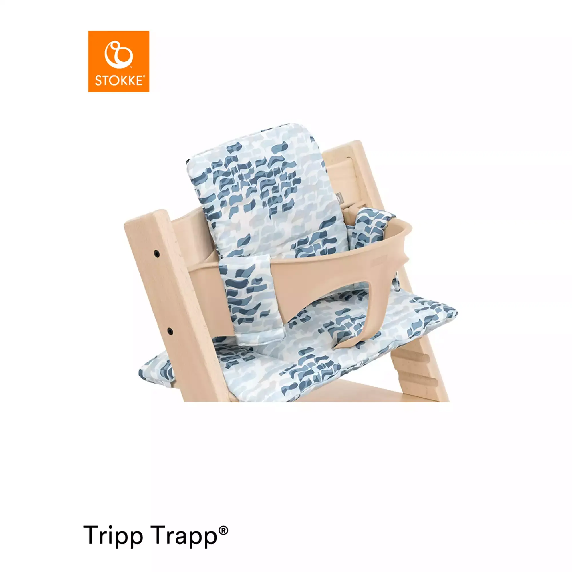 Tripp Trapp® Classic Kissen Waves Blue STOKKE Blau Blau 2000582987001 2
